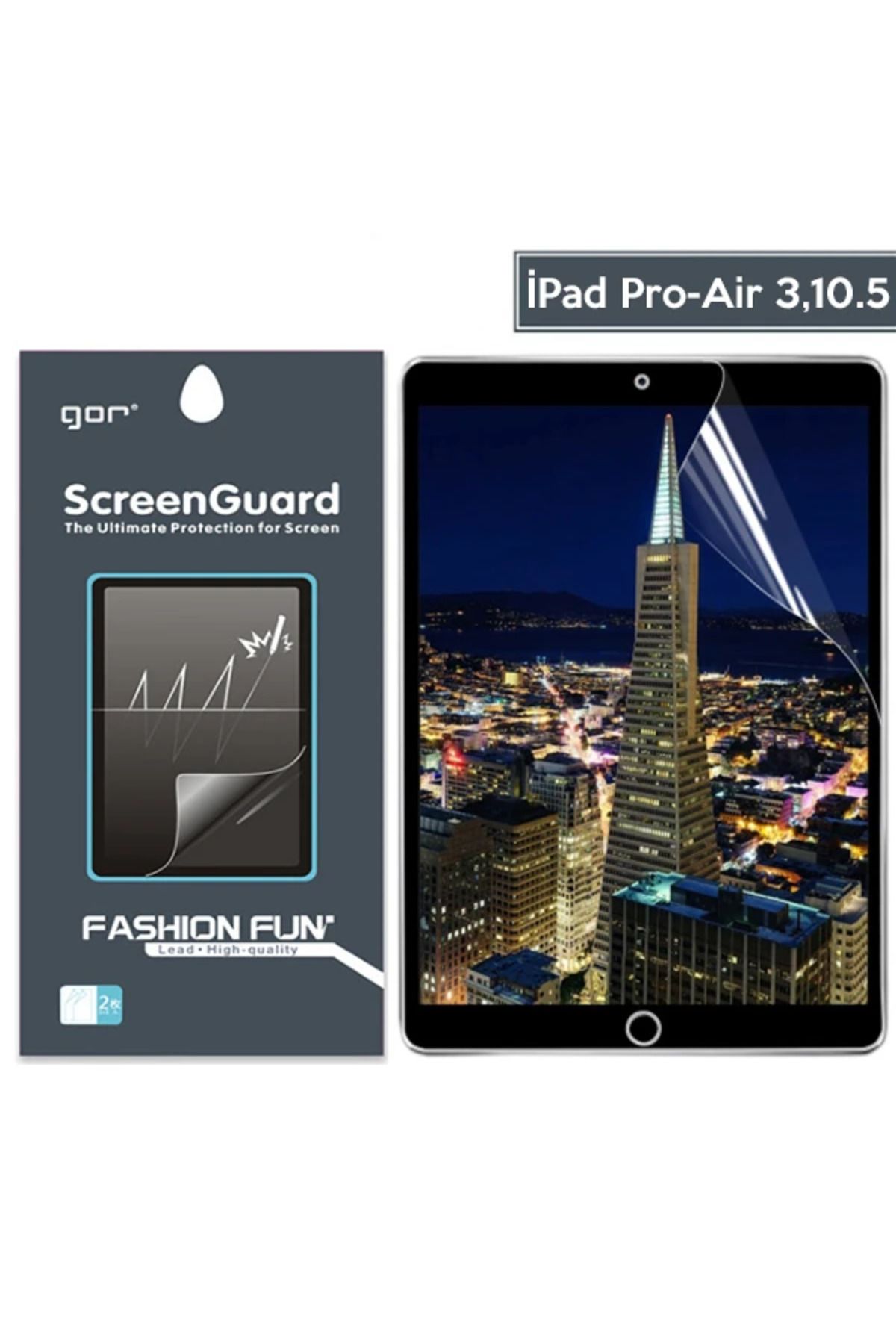 demila Gor Apple İPad Pro-Air 310.5 Darbe Emici Ekran Koruyucu-(5775) - MLA9113-2734 uyumlu