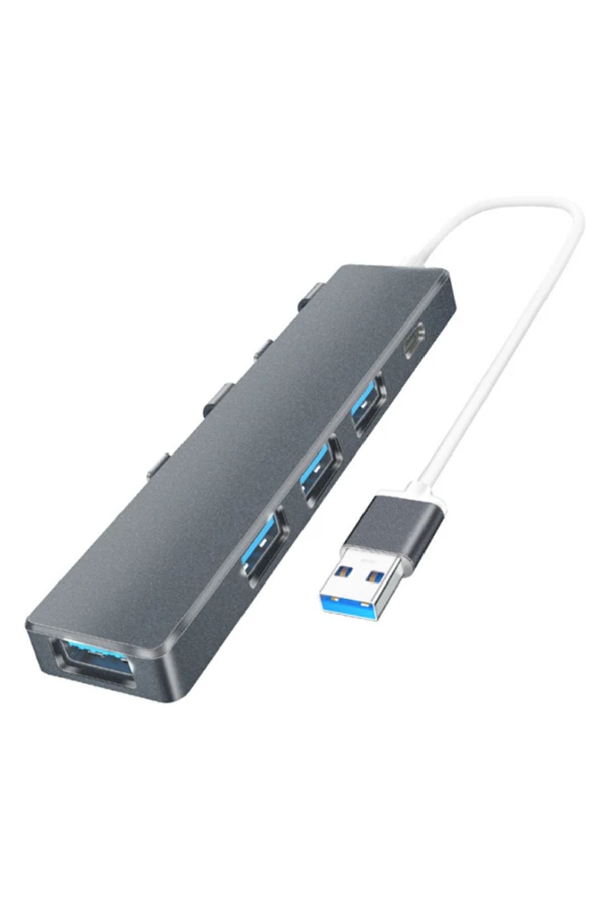 Uyguna Kapında ALLY ADS-301A Usb 3.0 4 Usb Port Adaptör Hub Çoklayıcı 1 type C-(5775) - SVU7787-2073