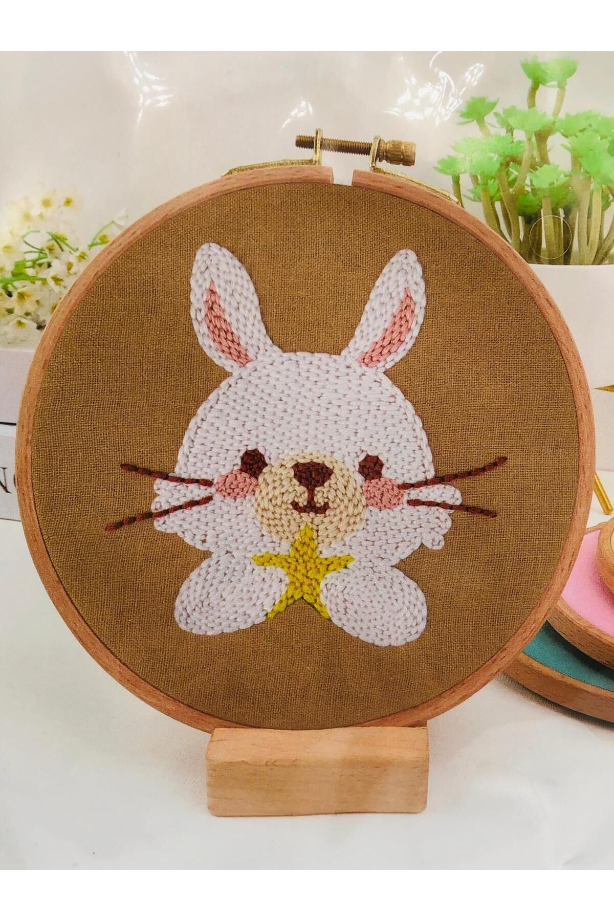 DUCK HOBY 16x16 cm - Başlangıç Punch Seti ( Panç Seti ) Hayvan Desenli, Yeni Başlayanlar İçin Deneme Seti