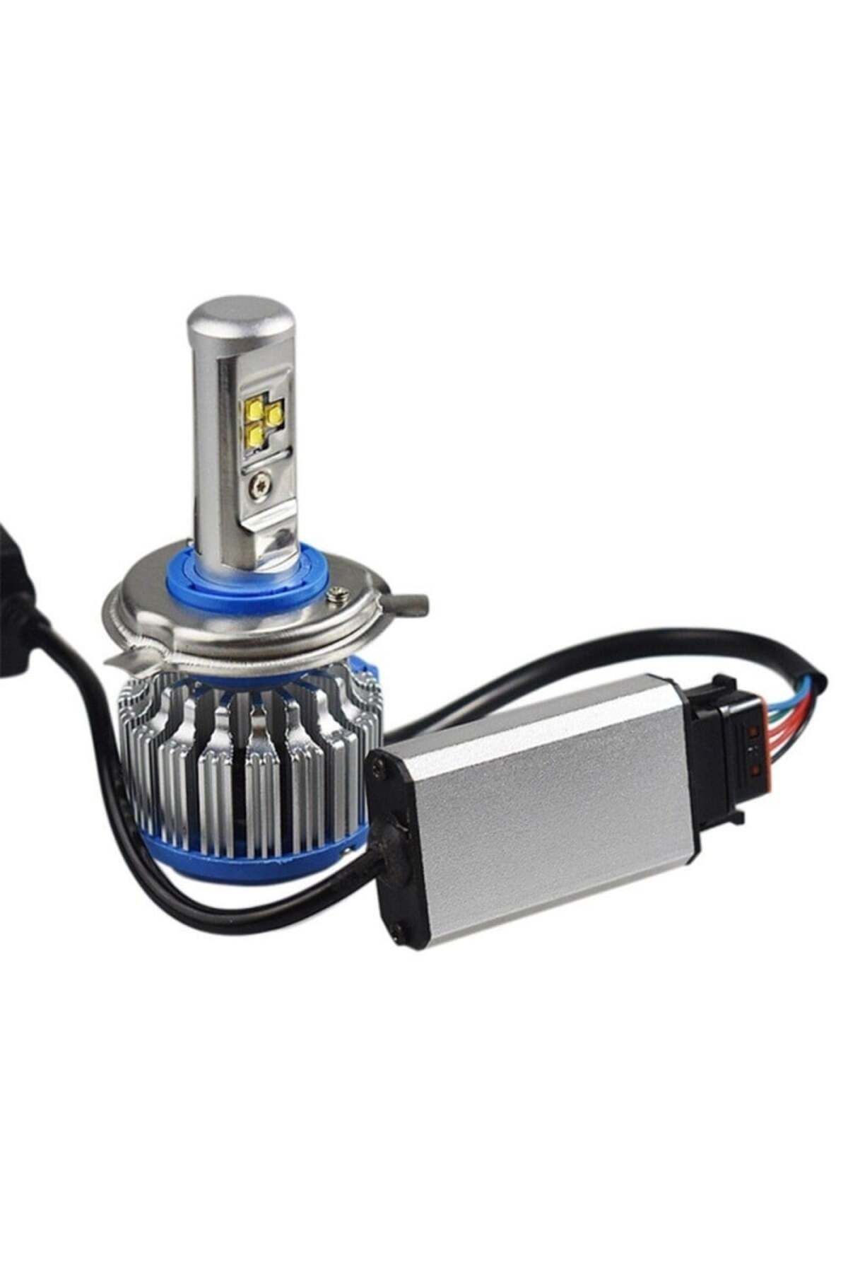 TECHSTAR-Set of 2 Techstar® T1 Auto LEDs, H4, 40w, 9000 Lumens, 6000K, AUTO, 12-24 Volts, CREE, Canbus, Alumi 2