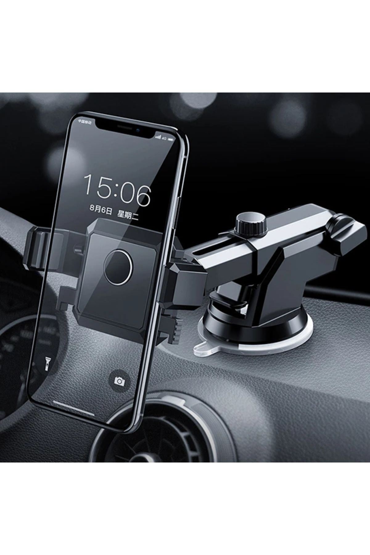 Uyguna Kapında ALLY Universal Torpido Üstü Teleskopik Araç Telefon Tutucu-(5775) - SVU8551-1872