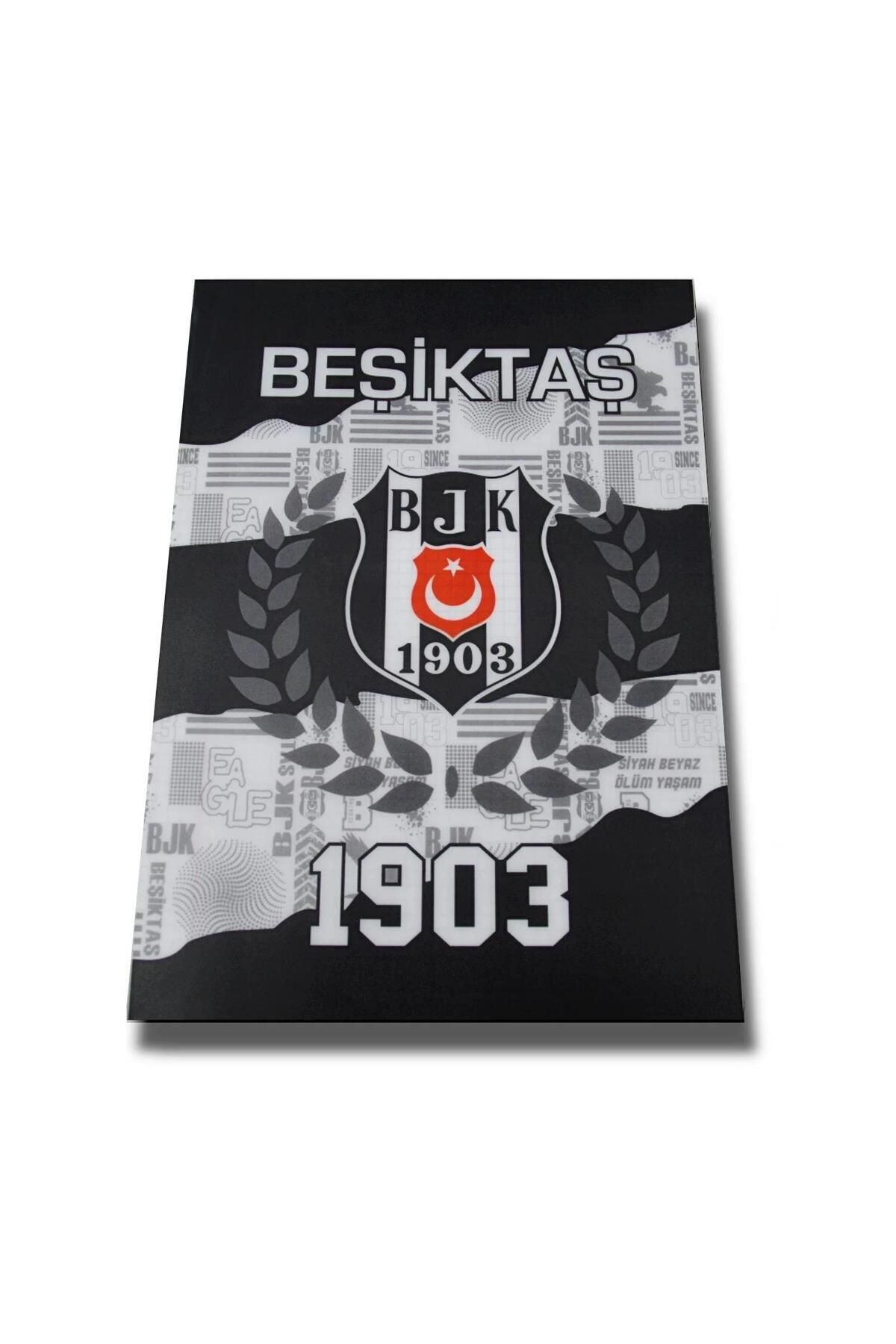 Rubenis A4 Beşiktaş Temalı Hazır Defter Kabı Pp Metalize 80417 (1 Paket 25 Adet)