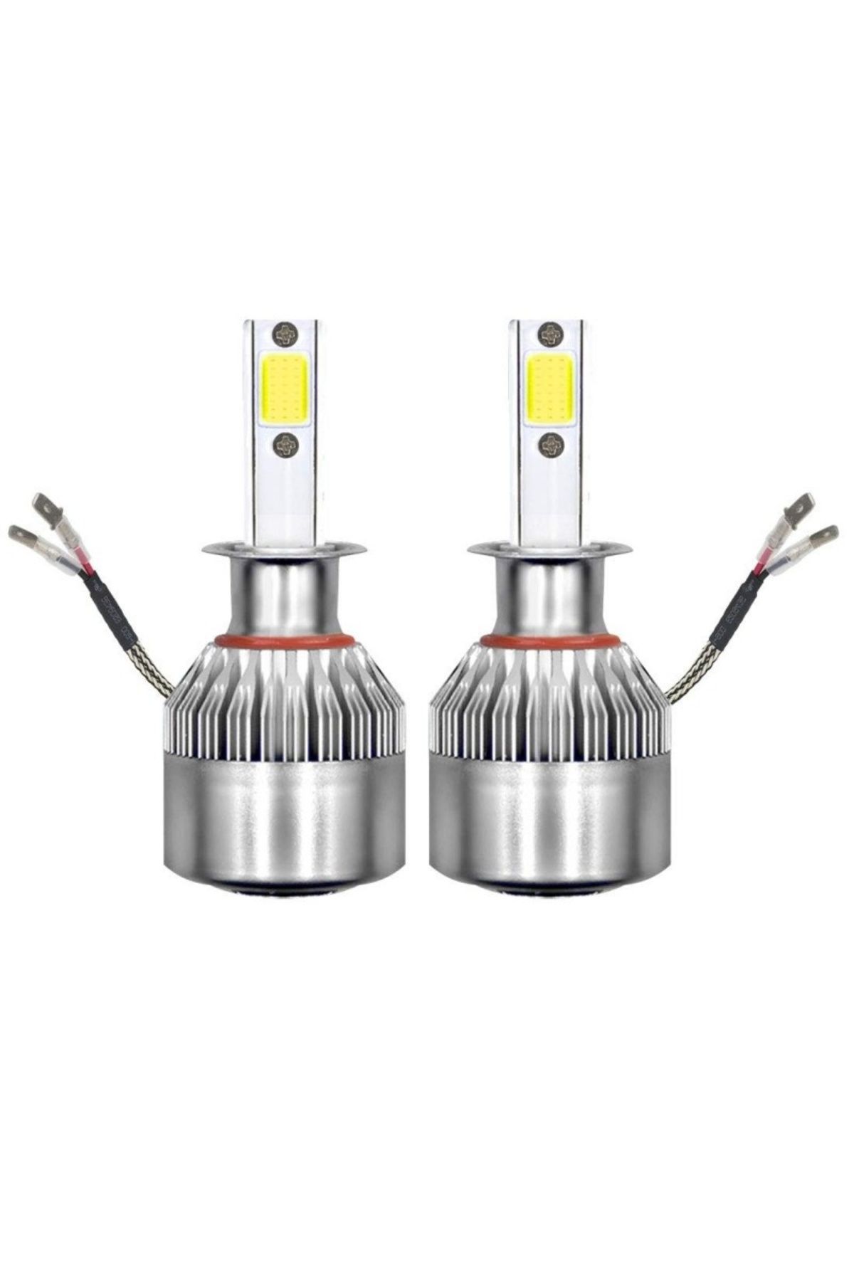 TECHSTAR-Set of 2 Techstar® C6 Auto LEDs, H3, 36w, 3800 Lumens, 6500K, AUTO, 12-24 Volts, COB 2