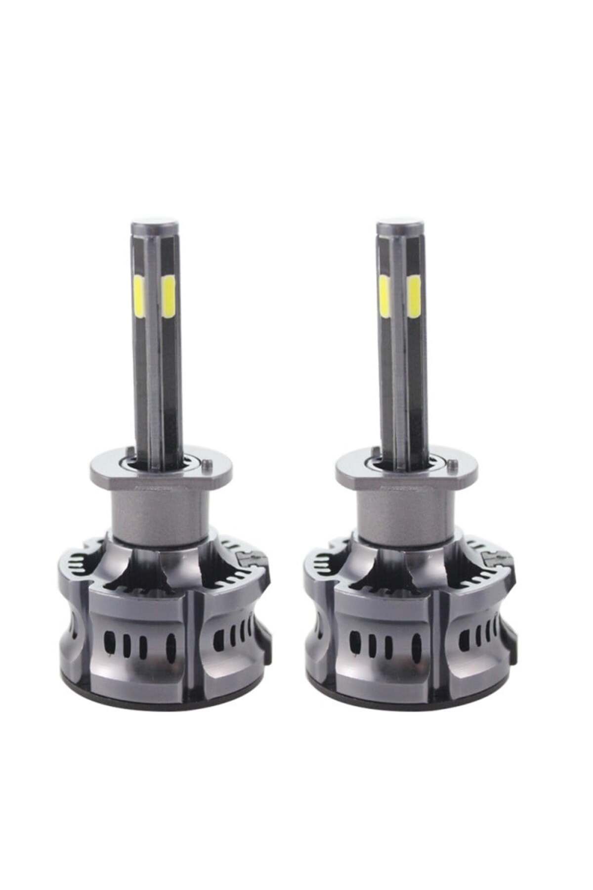 TECHSTAR-Set of 2 Techstar® N8 Auto LEDs, H1, 50w, 5500 Lumens, 3000K-8000K, AUTO, 12-24 Volts, COB, Canbus, 1