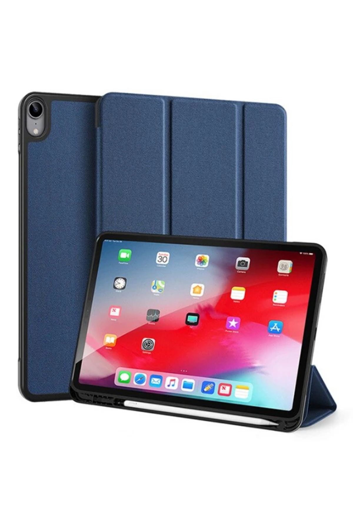 Lokal Marketing DUX DUCİS iPad Air 4 10.9 Kılıf Kalem Yerli Soft Tpu Mıknatıslı Kılıf (Domo) - LKM8261-2516