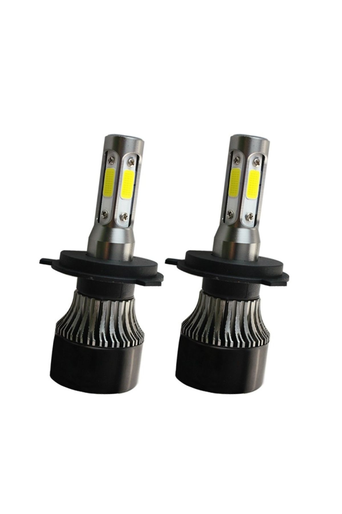 TECHSTAR-Set of 2 Techstar® S4 Auto LEDs, H4, 40w, 4000 Lumens, 6500K, AUTO, 12-24 Volts, COB, Canbus, Alumin 4