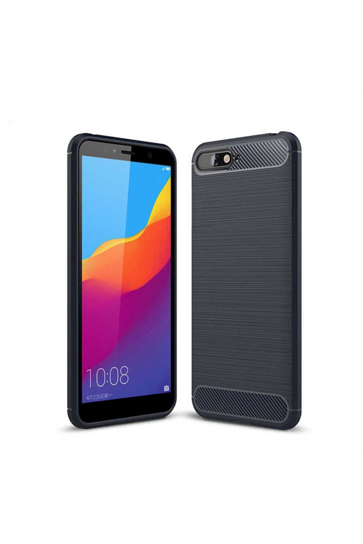 halkhouse Huawei Y6 2018 Kılıf Slim Fit Esnek Kırılmaz Şık İz Yapmaz Room Silikon Kapak