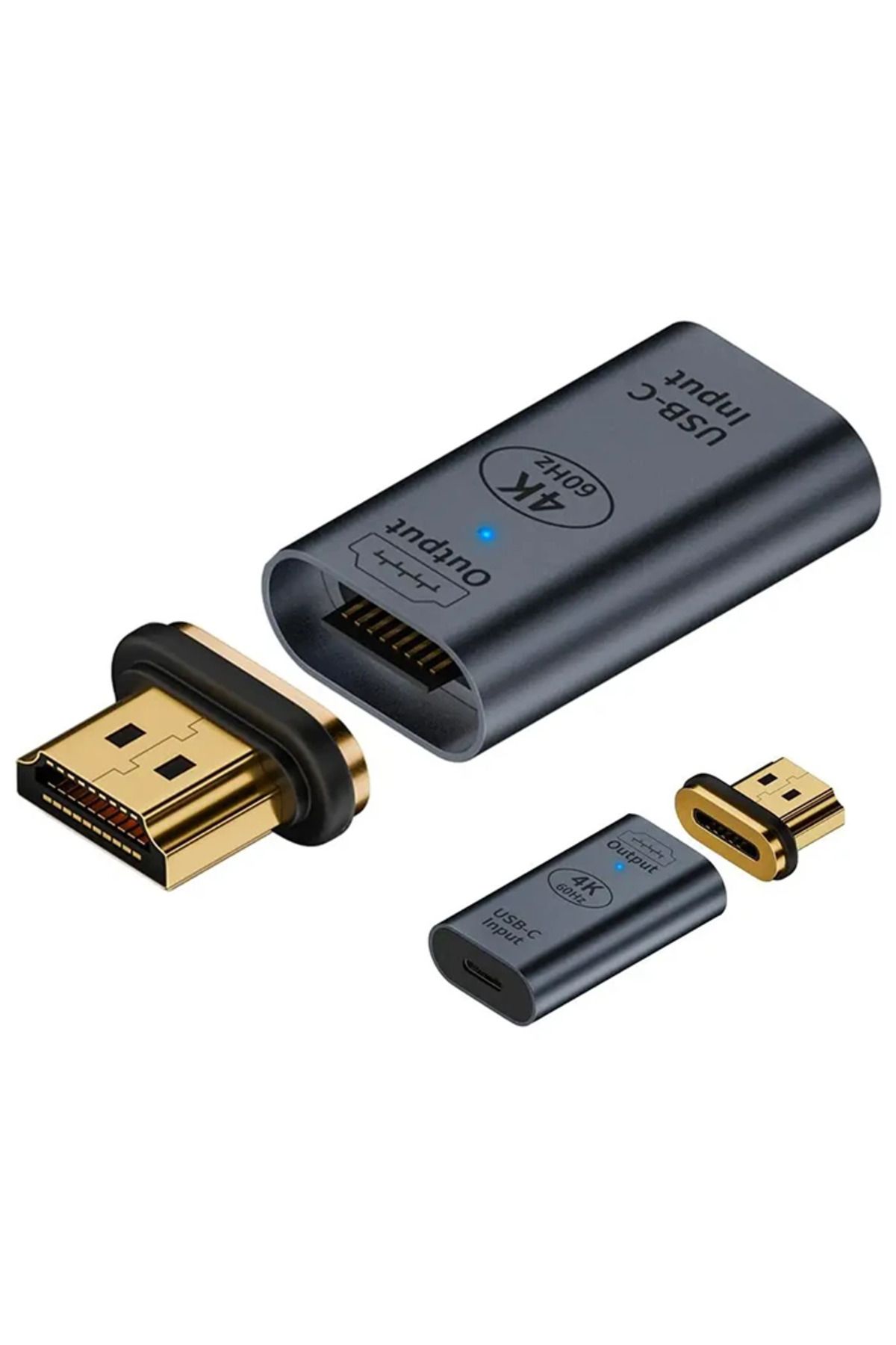 Notcraft ALLY HDMI To Type-c 4K 60Hz Mıknatıs Başlıklı Çevirici Otg Adaptör-(5775) - NOTFRAFT2284-998