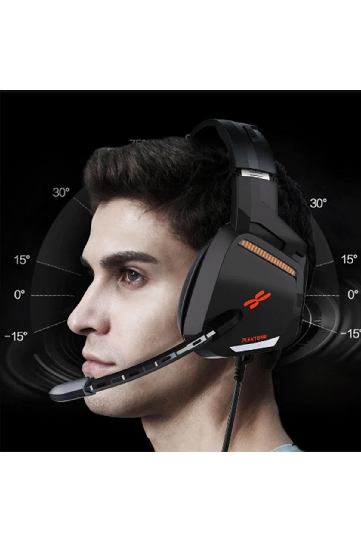 ChenSea G800 3.5mm Teleskopik Kablolu Gaming Oyuncu Kulaklığı-(5775) - AGT3630-8186