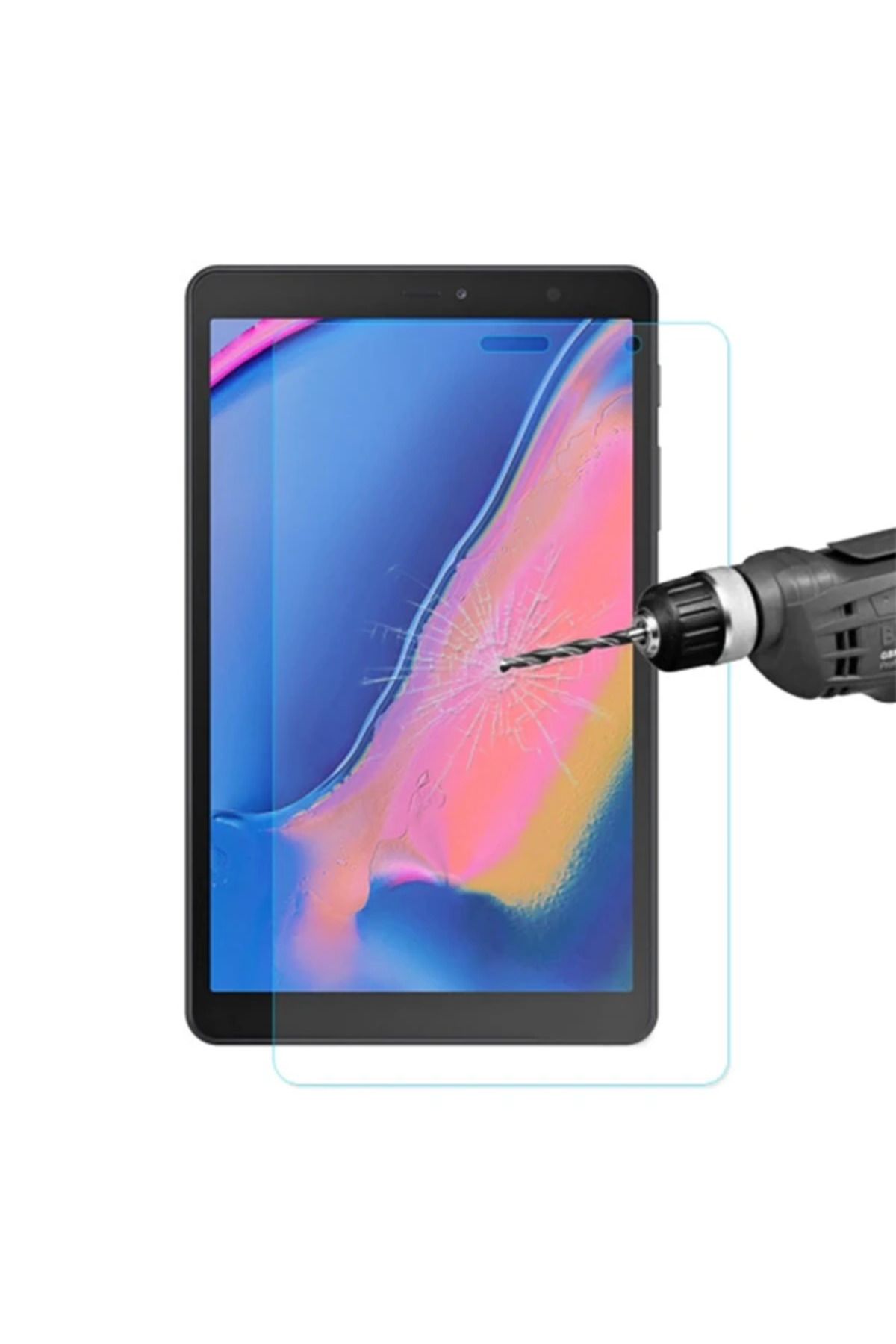 ChenSea Ally Sm Galaxy Tab A 8 (2019) P200/p205 Tempered Kırılmaz Cam Ekran Koruyucu-(5775 - AGT9912-8654