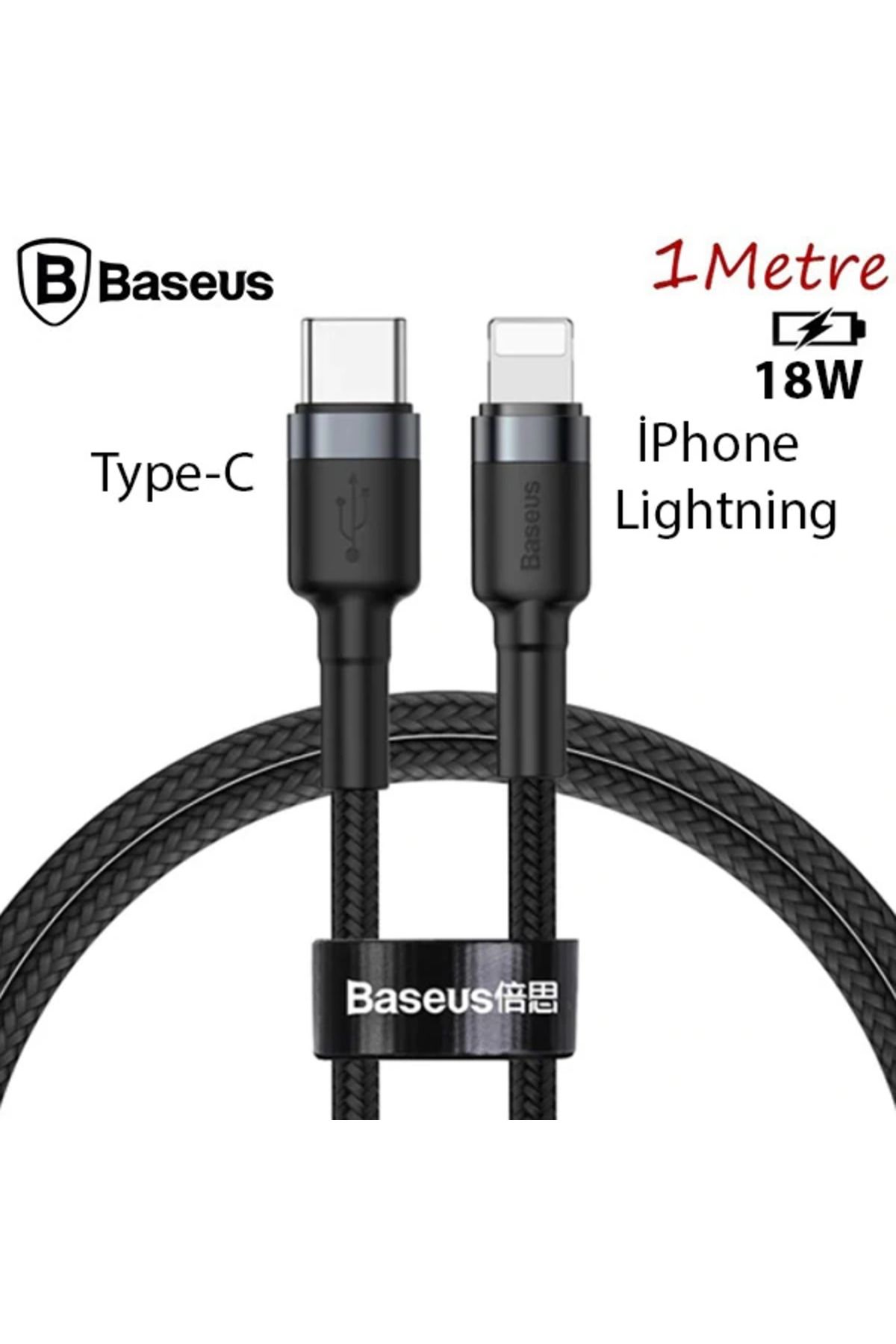 mudikonsept Cafule Series Type-C To İPhone PD18W Hızlı Şarj Kablosu 1Metre-(5775) - MDE7952-1445