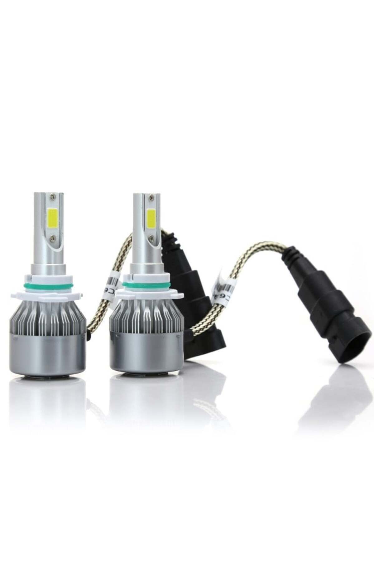TECHSTAR-Set of 2 Techstar® C6 Auto LEDs, 9006, 36w, 3800 Lumens, 6500K, AUTO, 12-24 Volts, COB 7