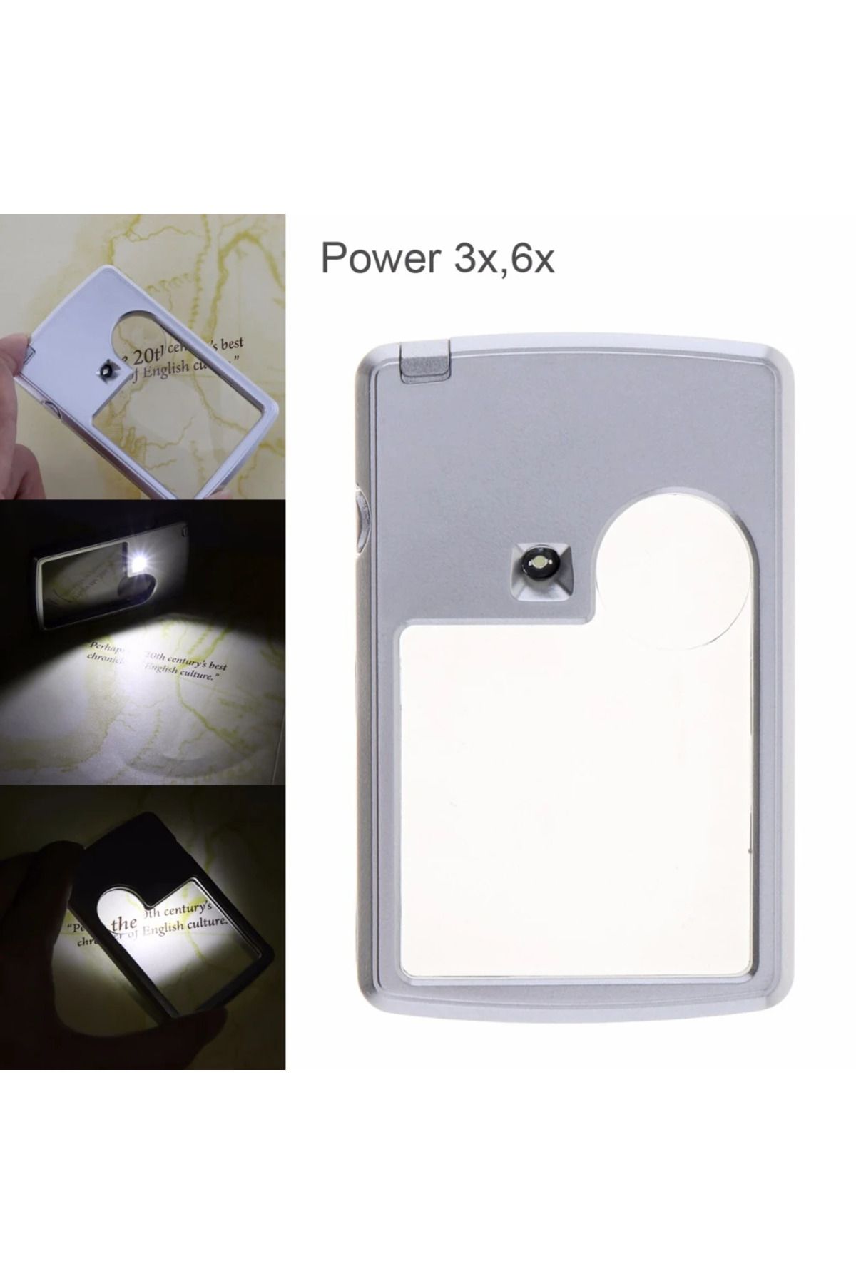 OEM Ally 4b-3 Mini İnce 3x6x2 Mini Led Işıklı Büyüteç-(5775) - MLN1944-6955