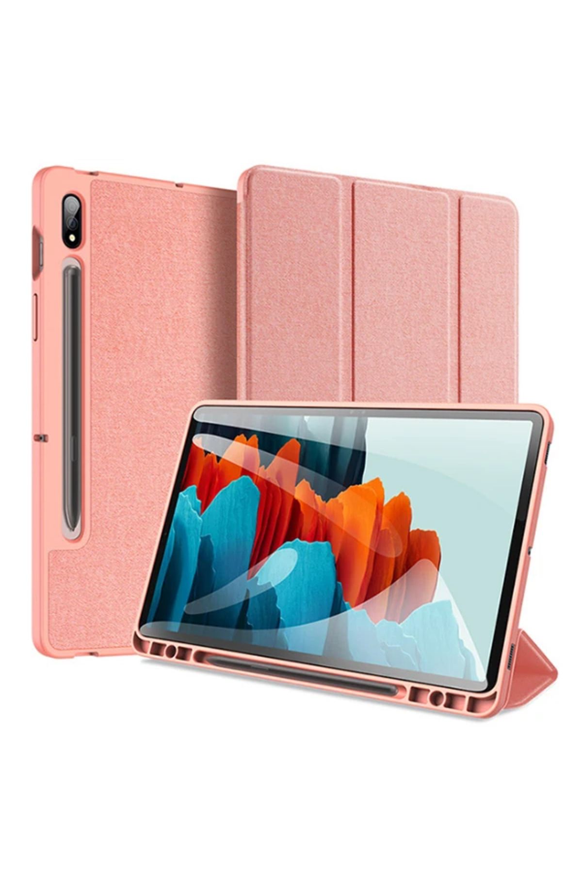 Uyguna Kapında Dux Ducis Galaxy Tab S8 Plus (X800/X806) S7FE (T730/T736B) S7 Plus (T970/T976B) Kıl - SVU6120-6189