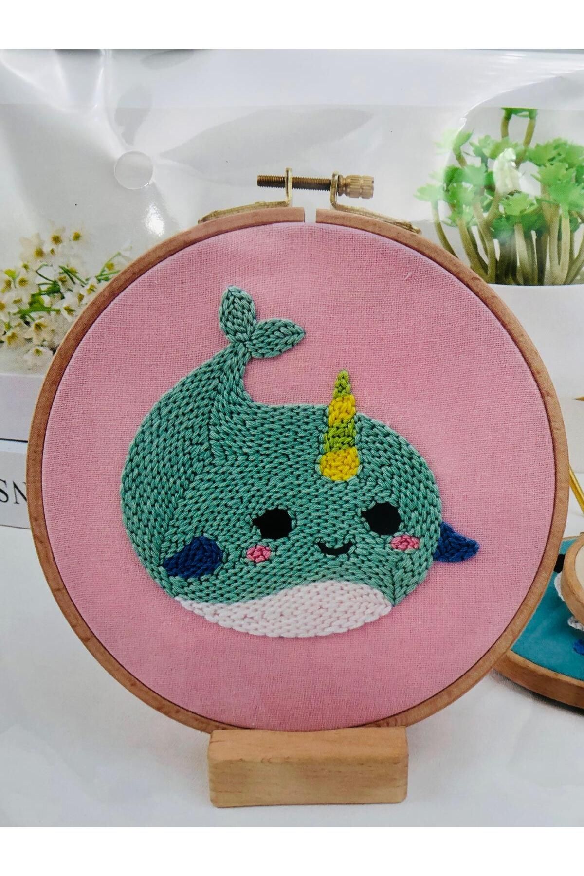 DUCK HOBY 16x16 cm - Başlangıç Punch Seti ( Panç Seti ) Hayvan Desenli, Yeni Başlayanlar İçin Deneme Seti