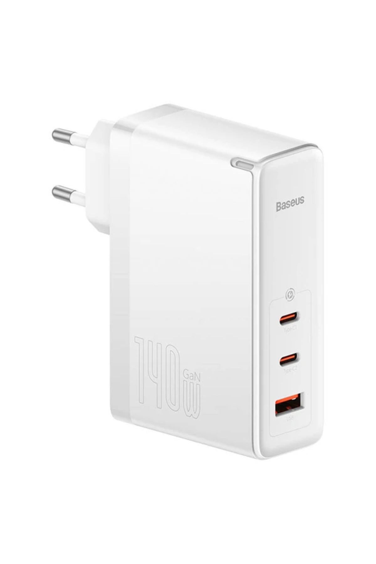 mudikonsept GaN5 Pro 140W Fast Charger 2 Type-C+1 USB PD Ultra Hızlı Şarj Aleti+ Şarj Kablos - MDE1262-5571