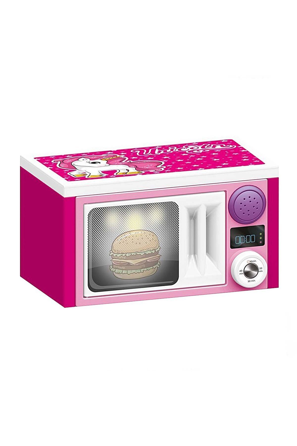 BYR Fırsat Byr Unicorn Sesli Pembe Mikrodalga Fırın Yeni