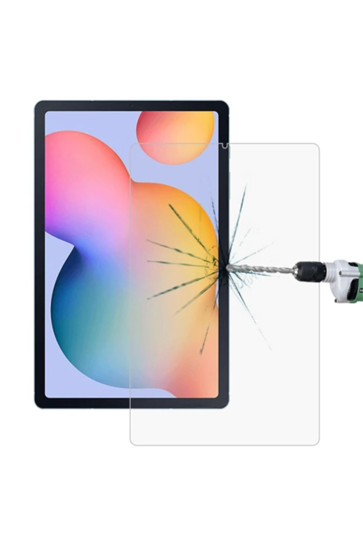 Mobil Dünyası Galaxy Tab S6 Lite P610- P615 Tempered Kırılmaz Cam Ekran Koruyucu-(5775) - DGL6697-7011