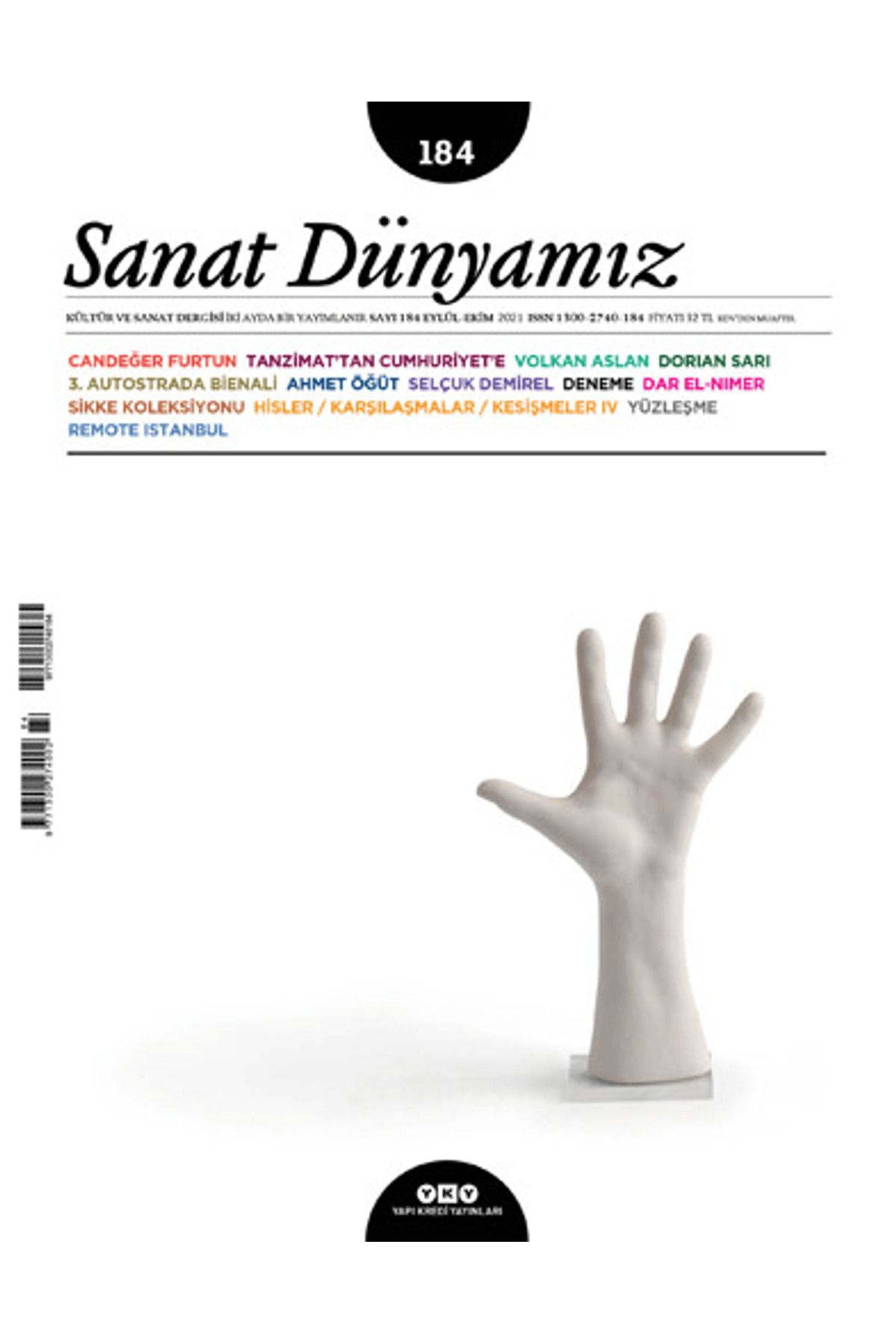 Yapı Kredi Yayınları Sanat Dünyamız Sayı 184