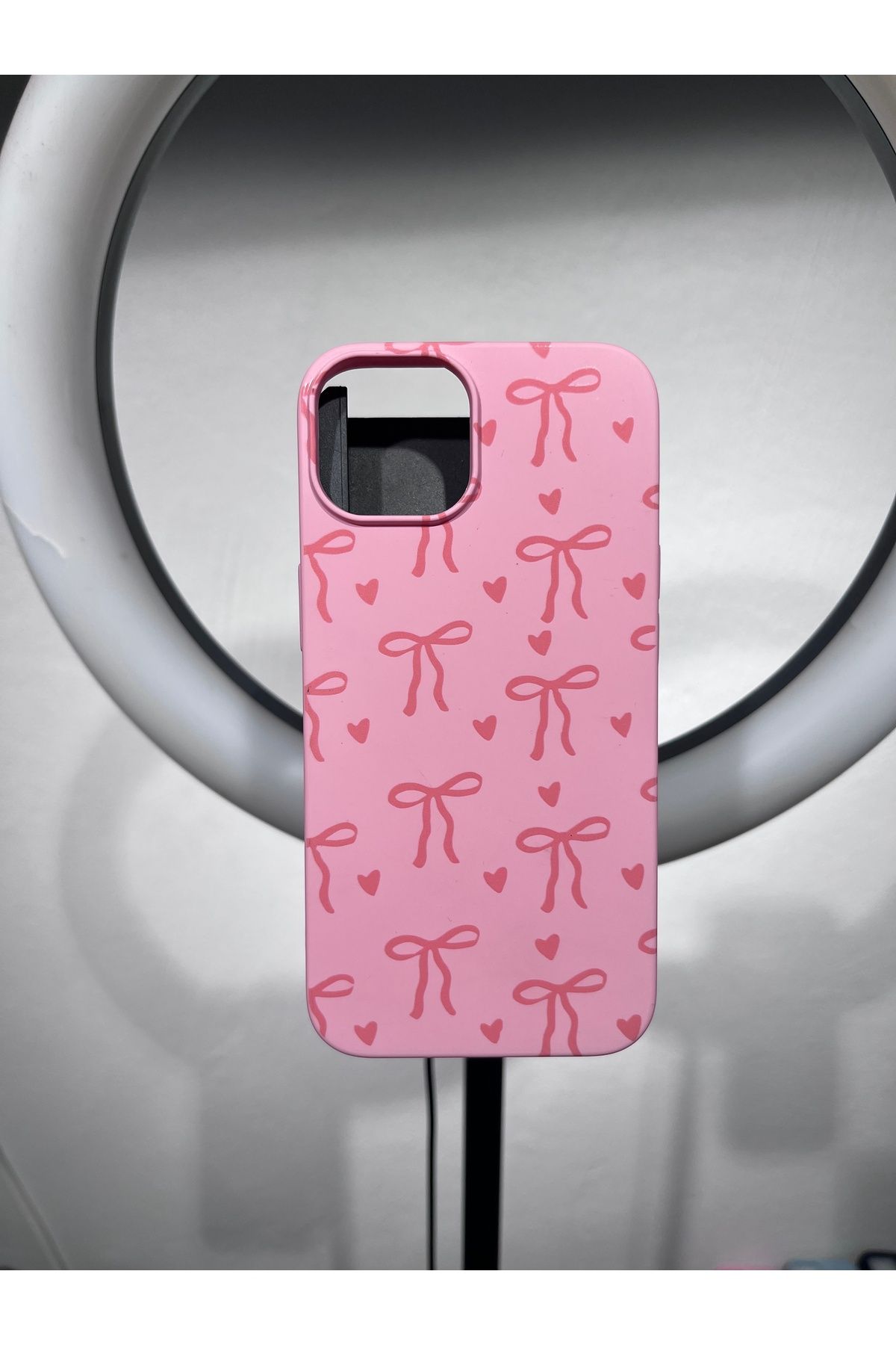EXS Aksesuar iphone 14plus/15plus Uyumlu Içi Kadife Laglı Uv baskılı Lansman Silikon Kılıf Kapak