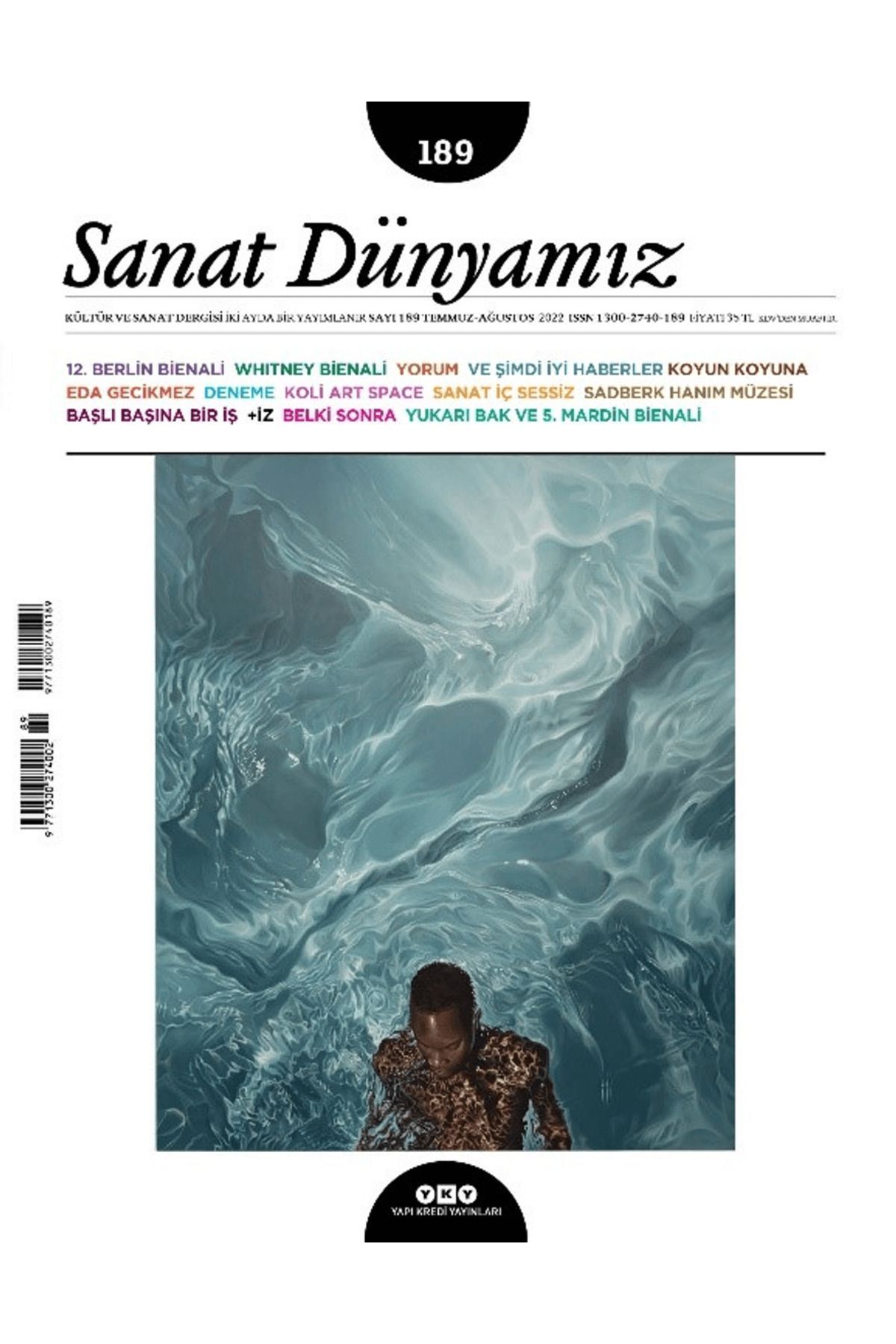 Yapı Kredi Yayınları Sanat Dünyamız Sayı 189