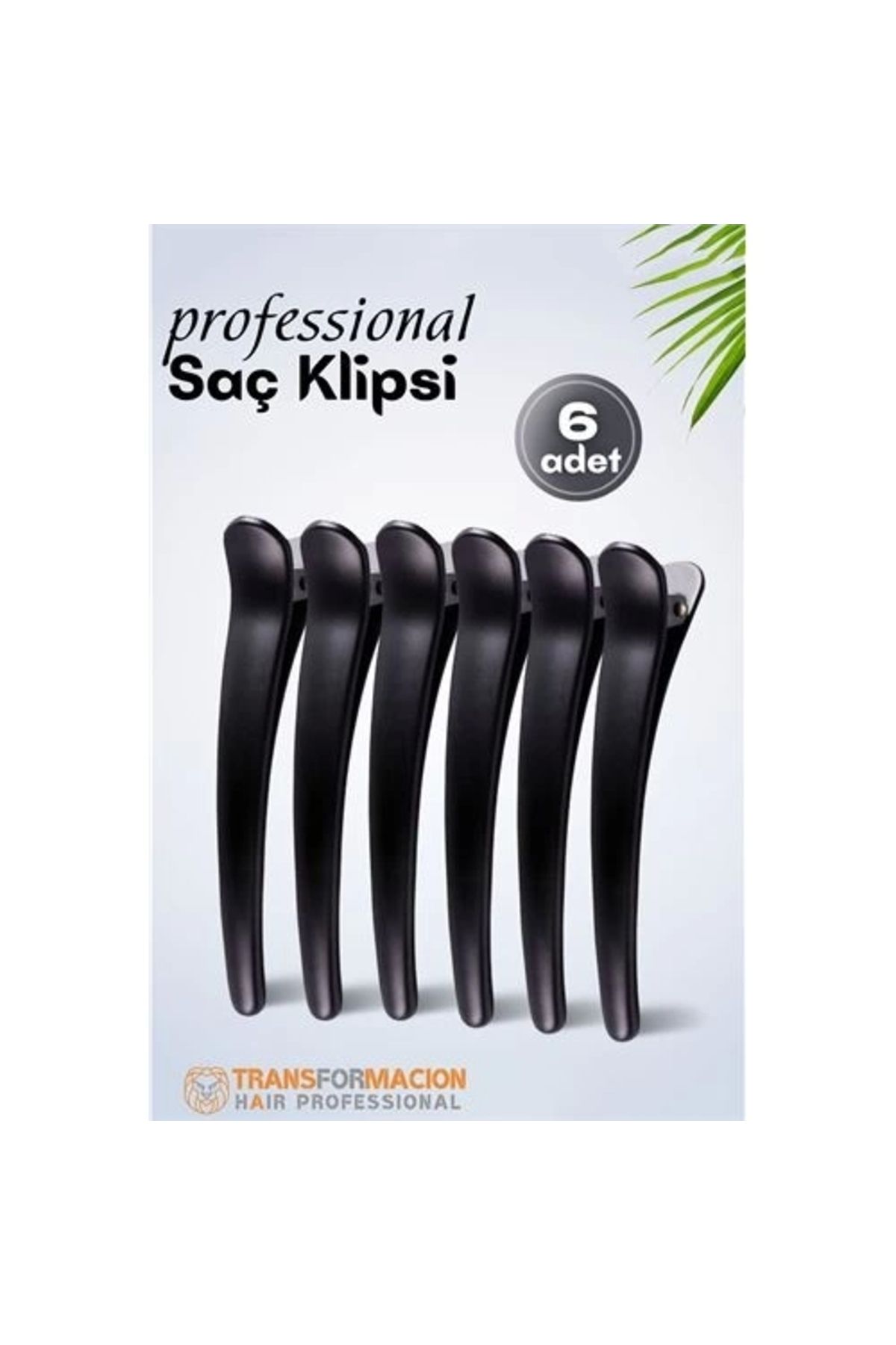 No8 Home Kuaför Saç Klipsi - Profesyonel Toka 6 lı SET