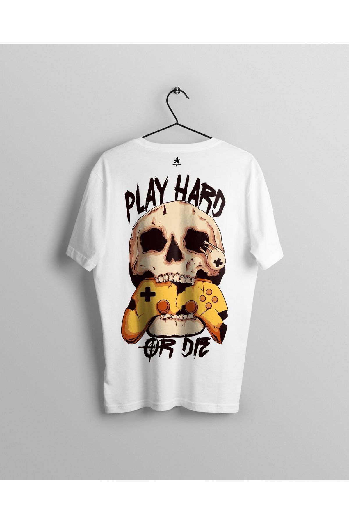 Ct Erkek Oversize Baskılı T-Shirt - Play Hard