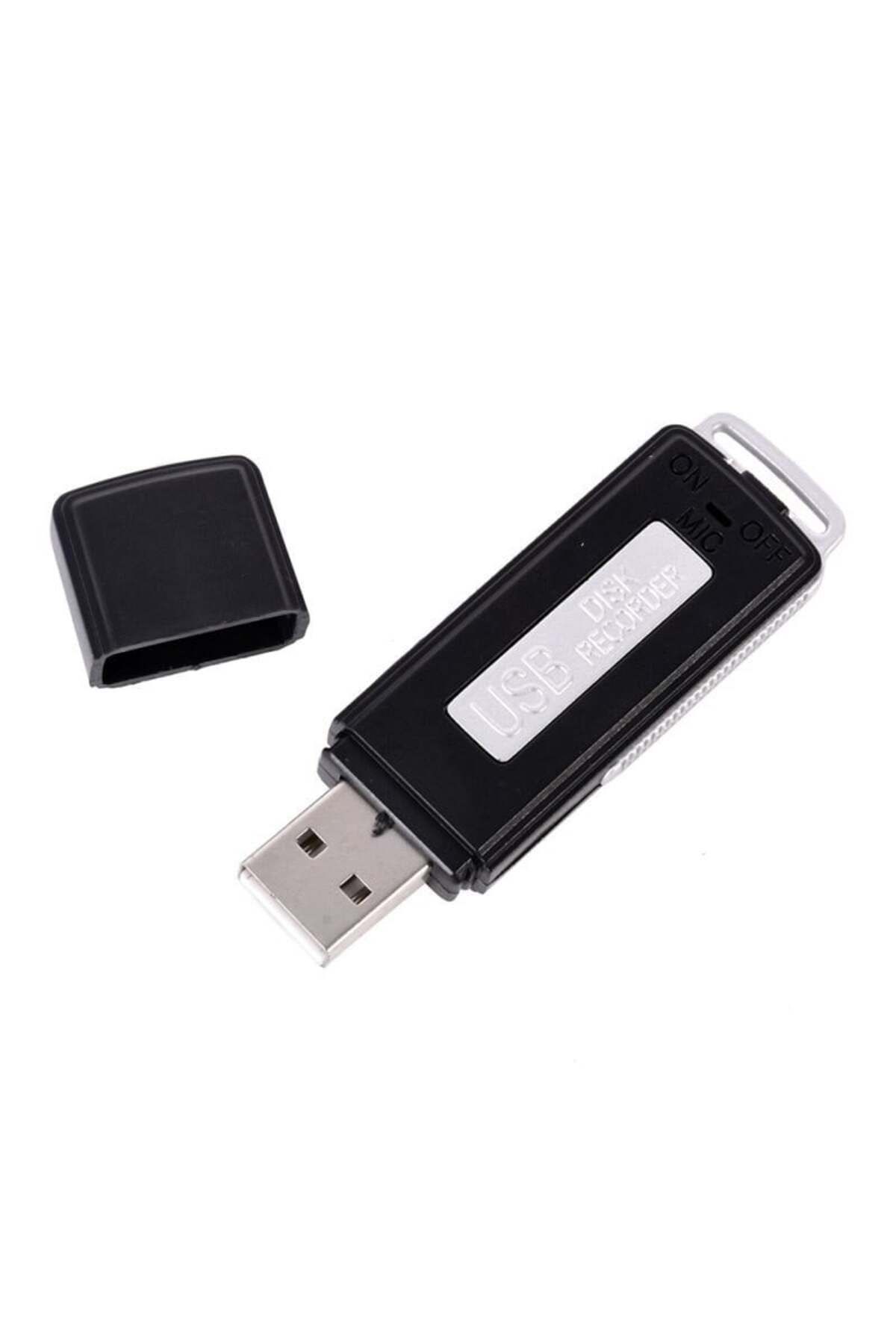 TECHSTAR-® U-disk B2 Spy Usb Memory, 8gb, Integrated Microphone, Automatic Recording, Rechargeable Ba 7