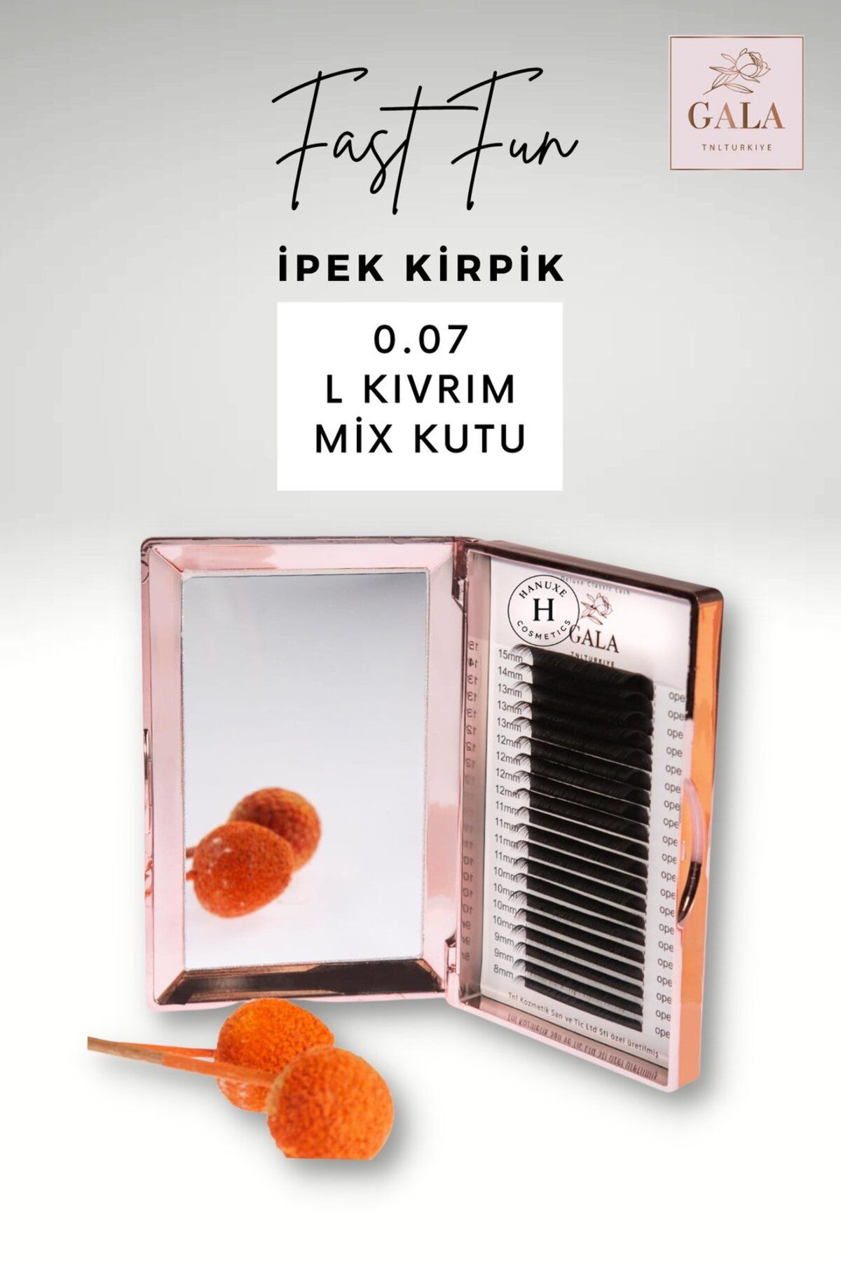 gala smart 0.07 KALINLIK / L KIVRIM / FAST FUN İPEK KİRPİK