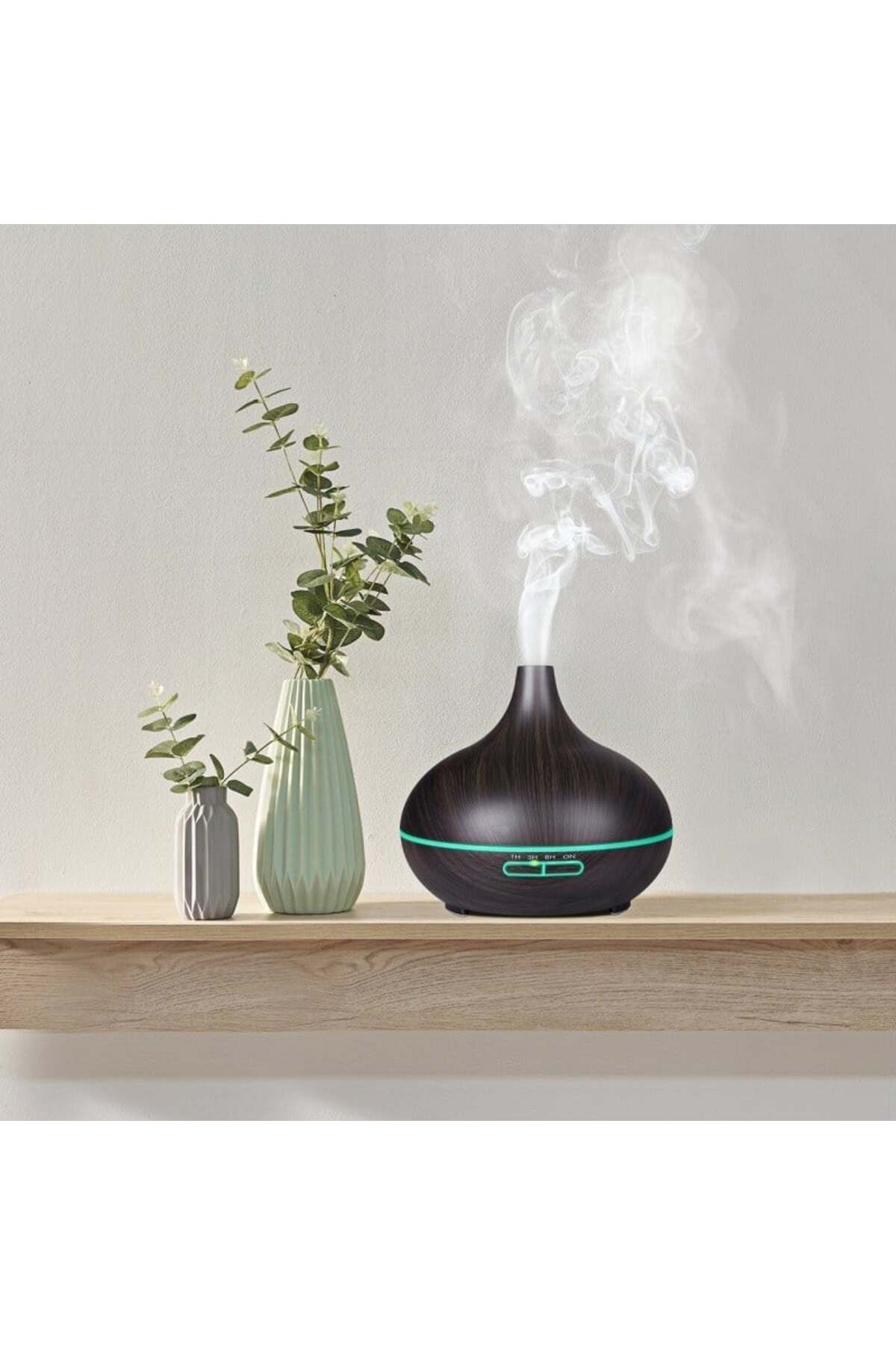 TECHSTAR-Umidificator și purificator de aer cu ultrasunete pentru aromaterapie, uleiuri esențiale, pentru cameră, birou, 400 ml 3