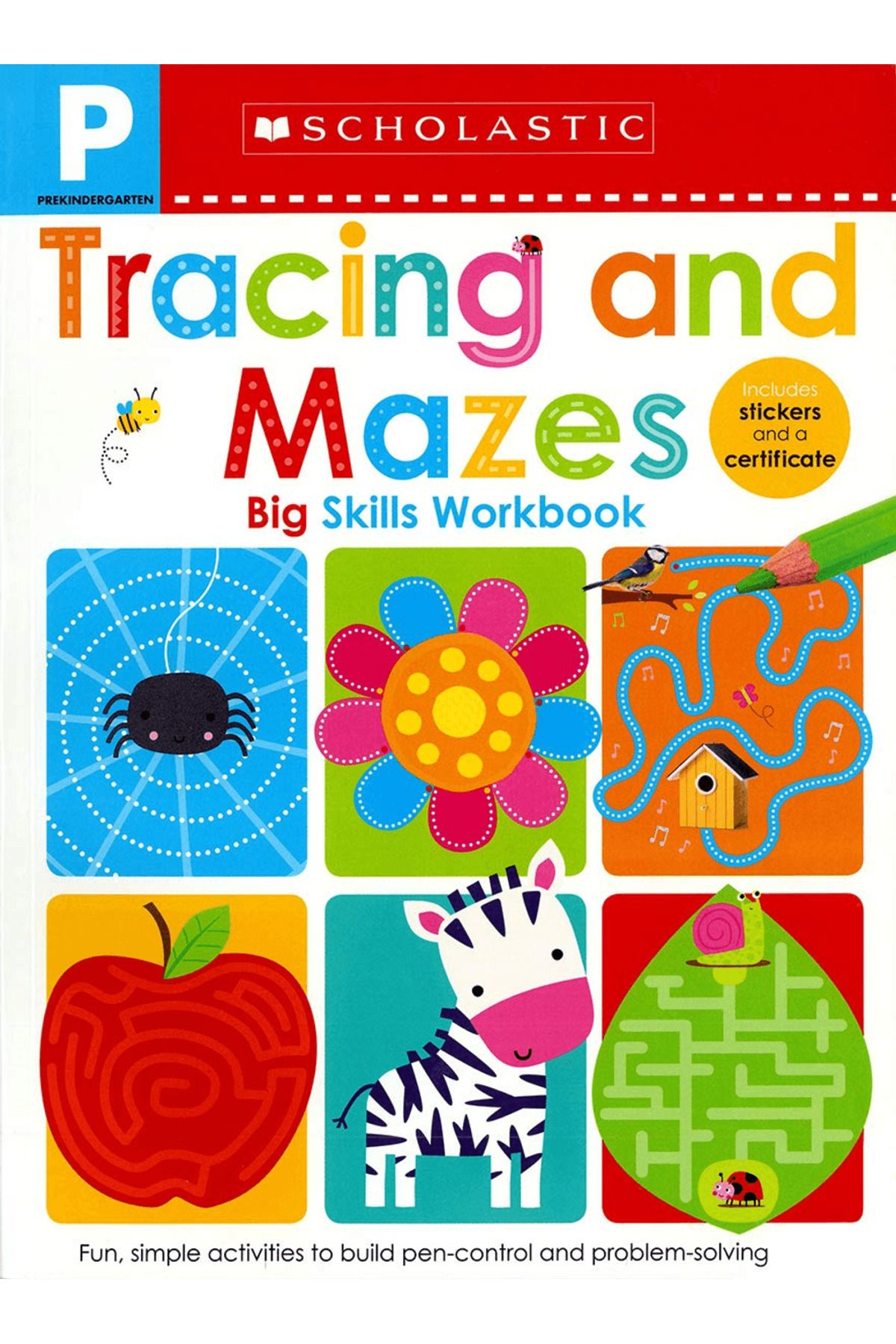 Scholastic Pre-K Big Skills Workbook: Tracing and Mazes (Scholastic Early Learners)