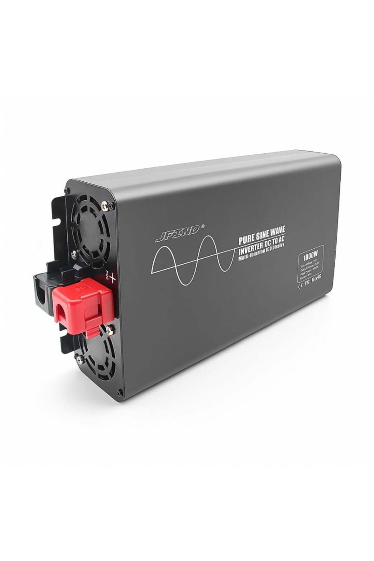 TECHSTAR-® Pure Sine Wave Power Inverter, Dc 24v To Ac 220v, Lcd Display, 1000w, Suitable For Caravan 3