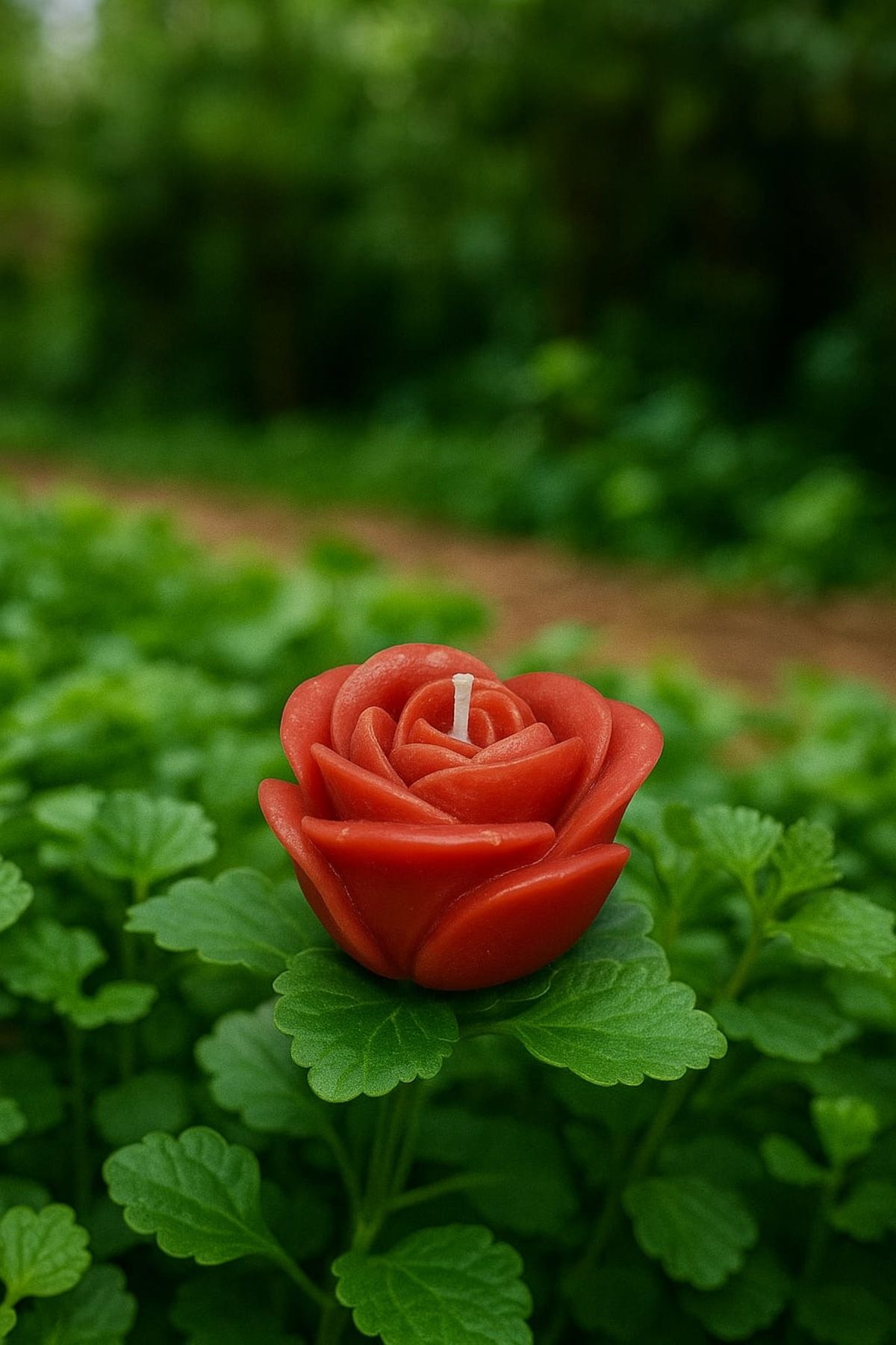 Home GÜL ŞEKLİNDE MUM