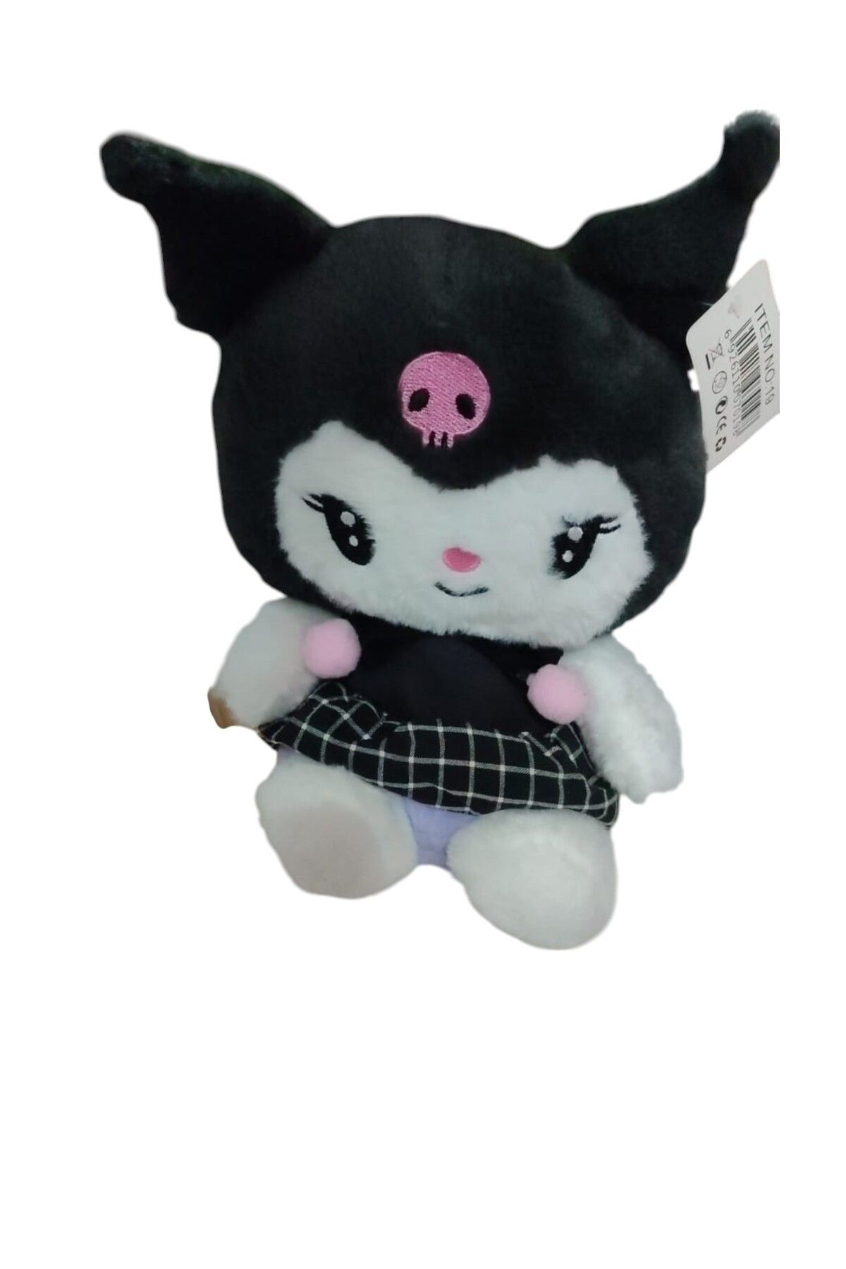 FAMEMUS ACCESSORY Kuromi Tarzı Peluş Oyuncak – Sevimli ve Yumuşak Oyuncak Bebek (20 cm)