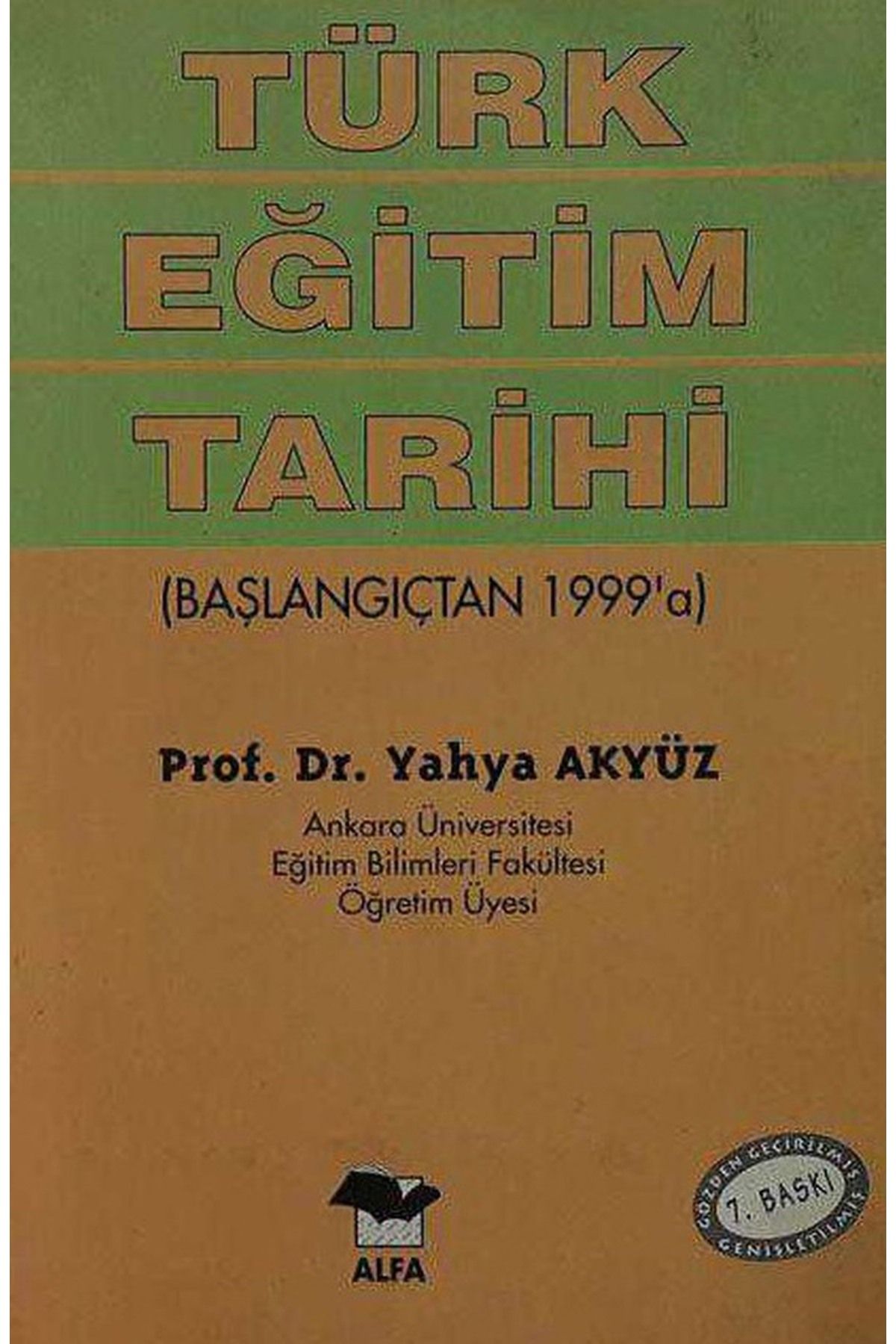 Literatürk Academia Türk Eğitim Tarihi - Yahya Akyüz (1999 Basım)