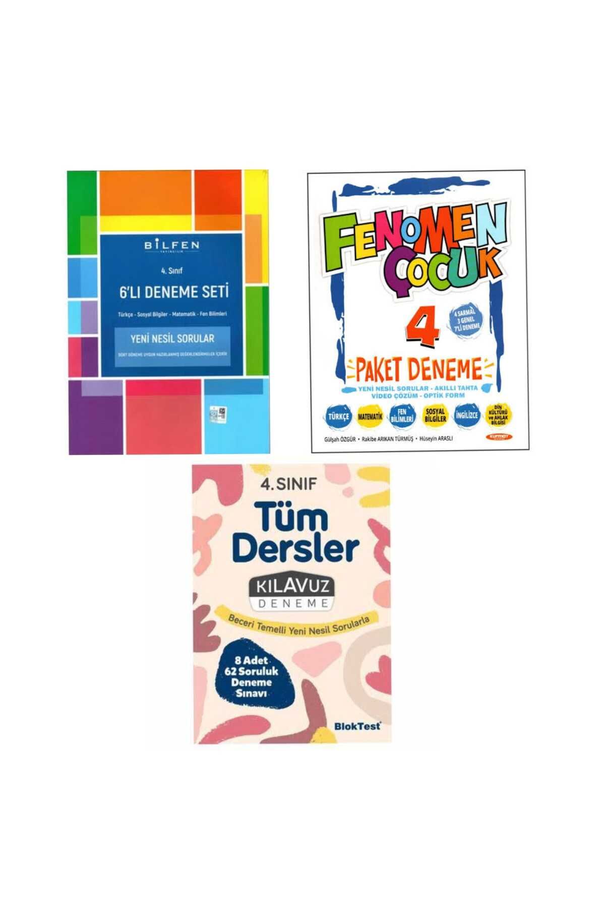 Tudem Yayınları 4. Sınıf Tudem Deneme Bilfen Deneme Fenomen Deneme Zor Seviye 3 Paket