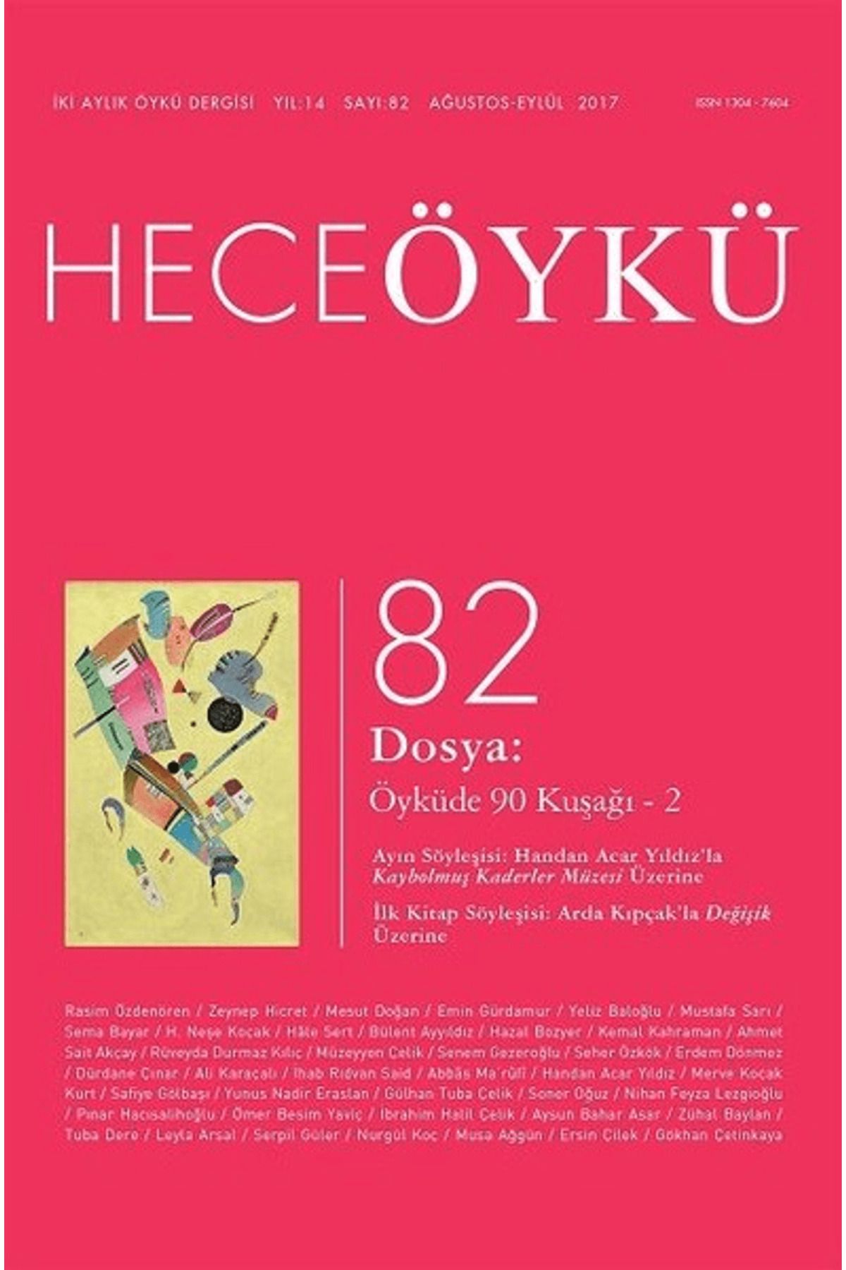 Hece Dergisi Hece Öykü Dergisi Sayı: 82