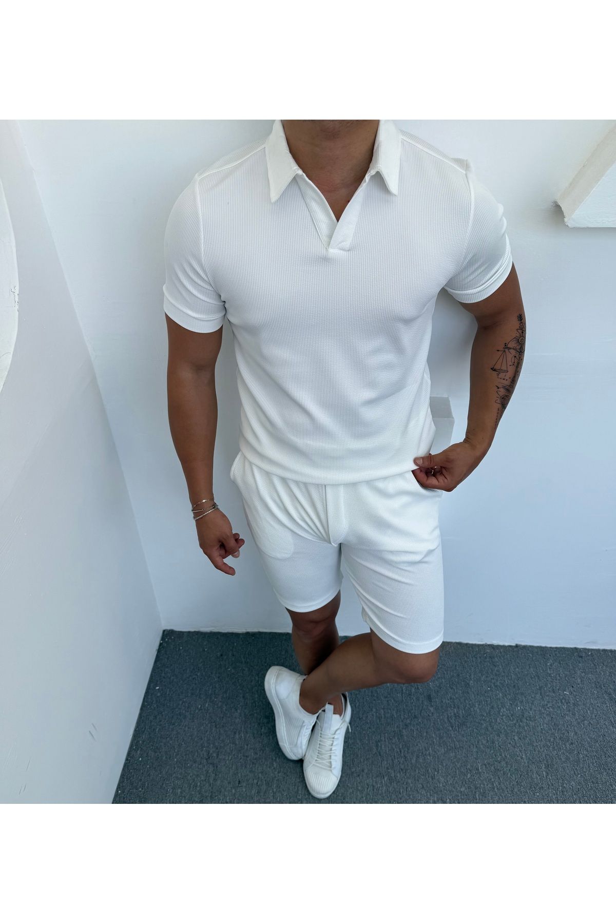 Torias Man POLO YAKA ŞORTLU TAKIM