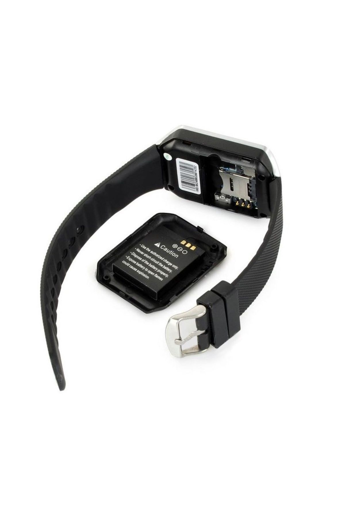 TECHSTAR-Ceas inteligent Techstar® DZ09, LCD de 1,56 inci, SIM, compatibil cu MicroSD, cameră, apeluri, SMS-uri, pedometru, funcție Sleep 15