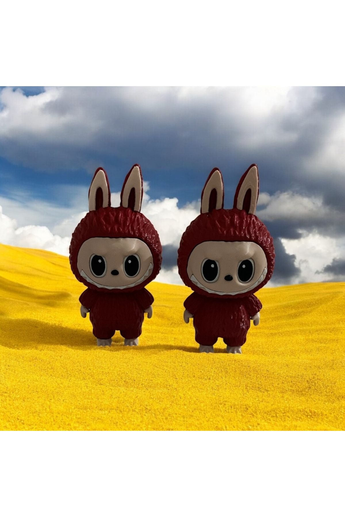 3D TASARIM Labubu kırmızı