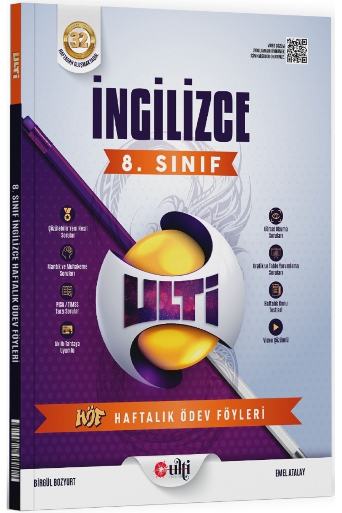 Ulti Yayınları Ulti Yayınları 8.Sınıf LGS İngilizce Haftalık Ödev Föyleri