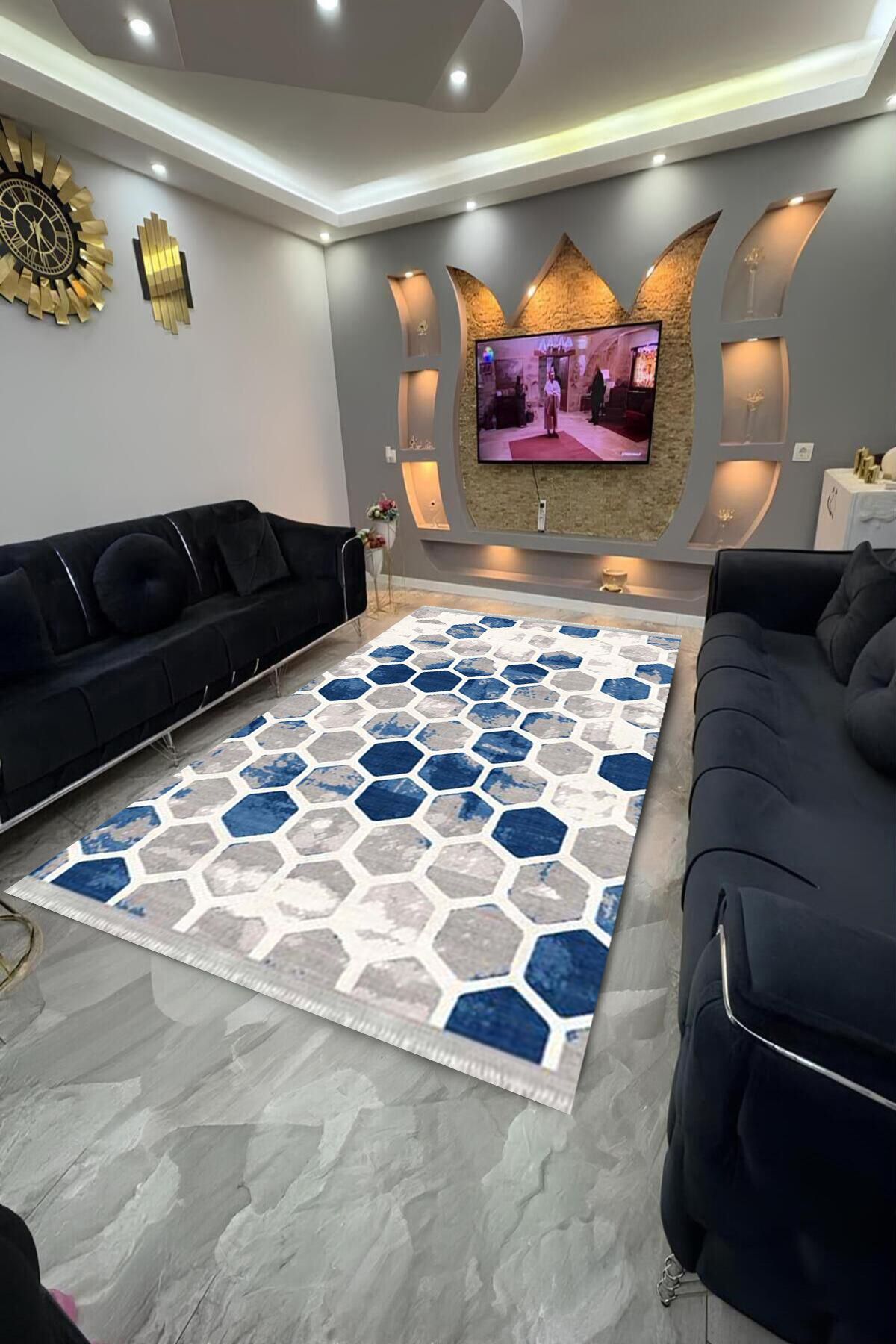 Home Dot Tabanlı yıkanabilir, leke tutmayan halı