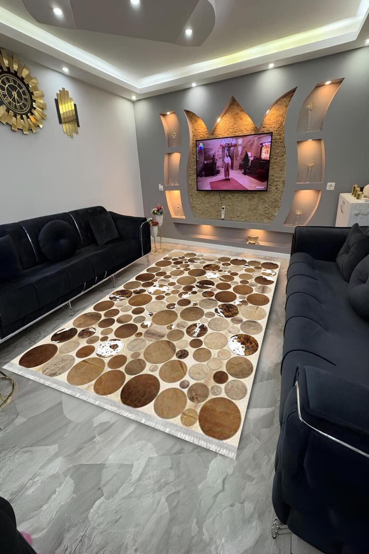 Home Dot Tabanlı yıkanabilir, leke tutmayan halı