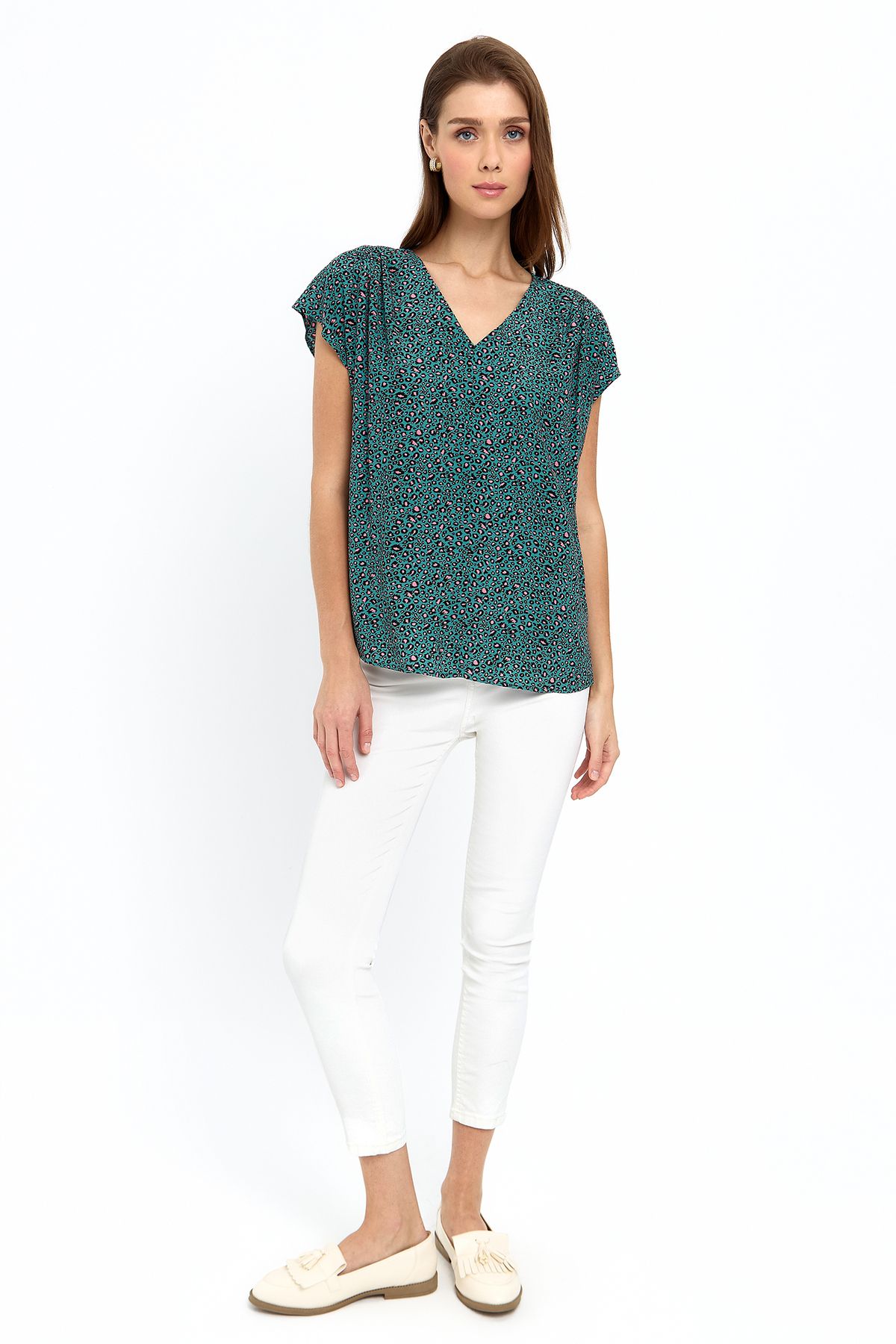 Naramaxx 1832 BLUZ LEOPAR