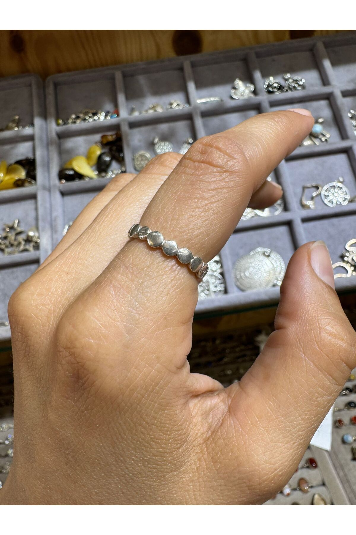 hayaltasari DÖVME MODELİ TASARIMLI GÜMÜŞ YÜZÜK