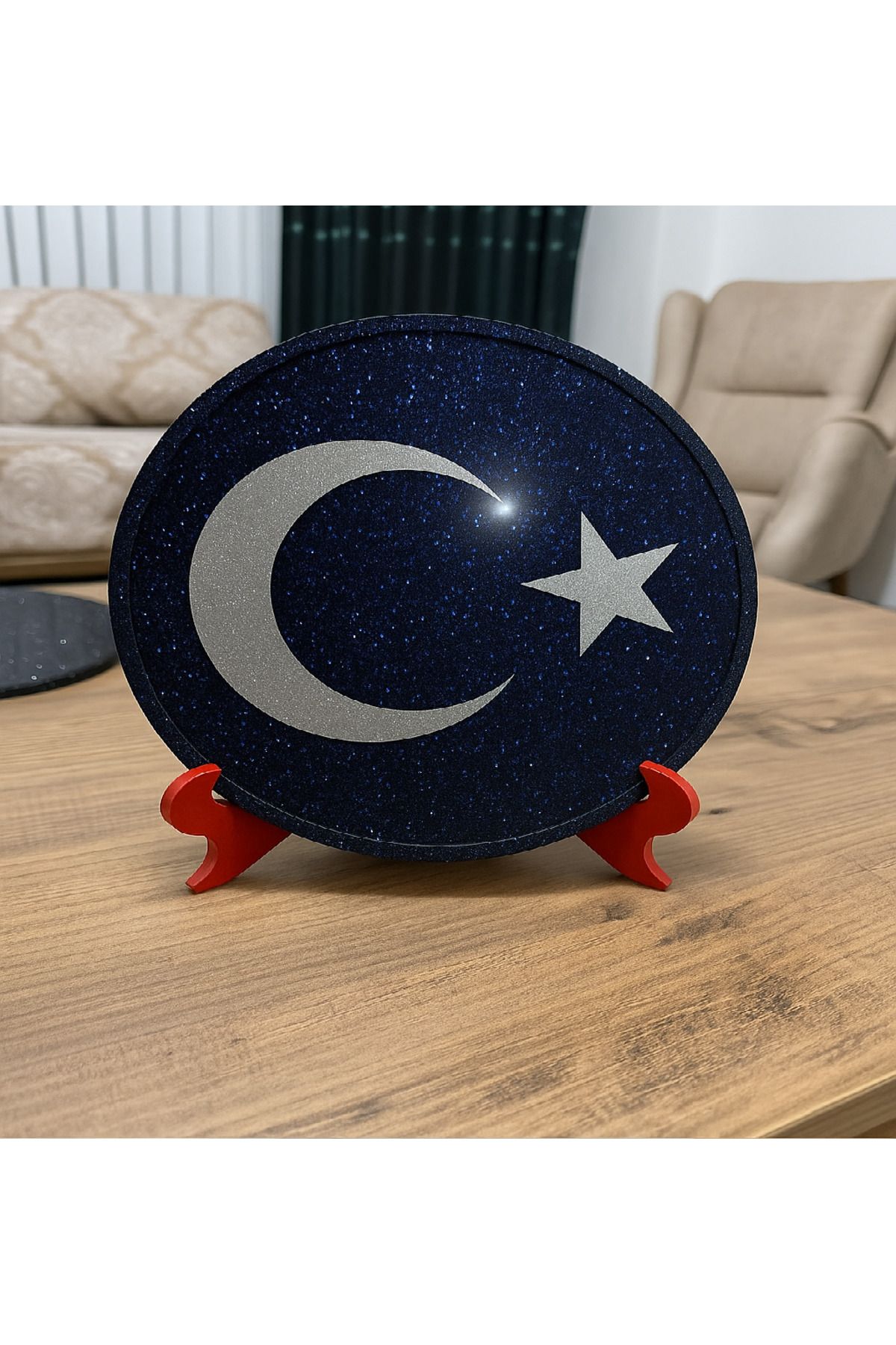 veraepoksi Ay Yıldız Masaüstü Dekoratif Obje – El Yapımı