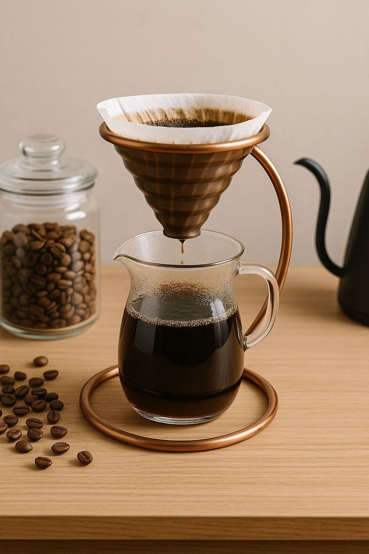 HELONS Bakır Dripper Standı