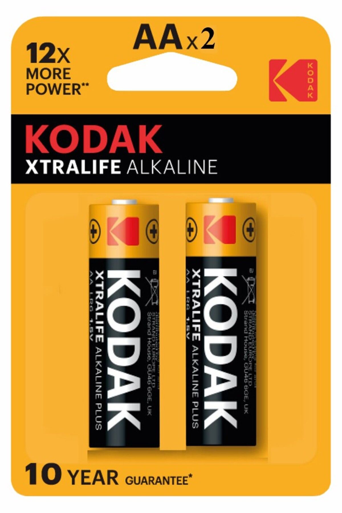 Artlantis Xtralife Alkalin Kalem Pil AA 2 Adet Kodak Kaliteli Uzun Ömürlü 1.5 V Kalem Pil Kumanda Fene