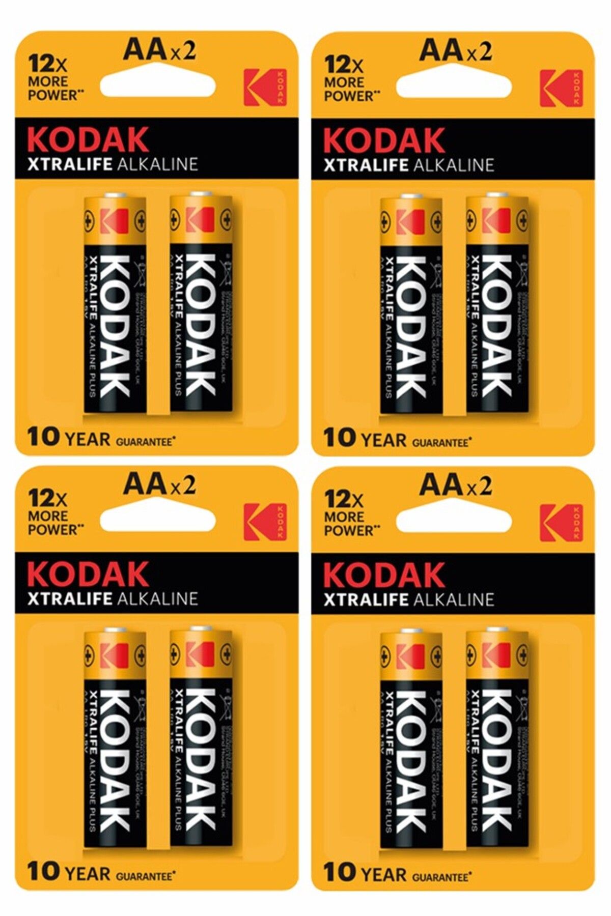Artlantis Xtralife Alkalin Kalem Pil AA 8 Adet Kodak Kaliteli Uzun Ömürlü 1.5 V Kalem Pil Kumanda Fene