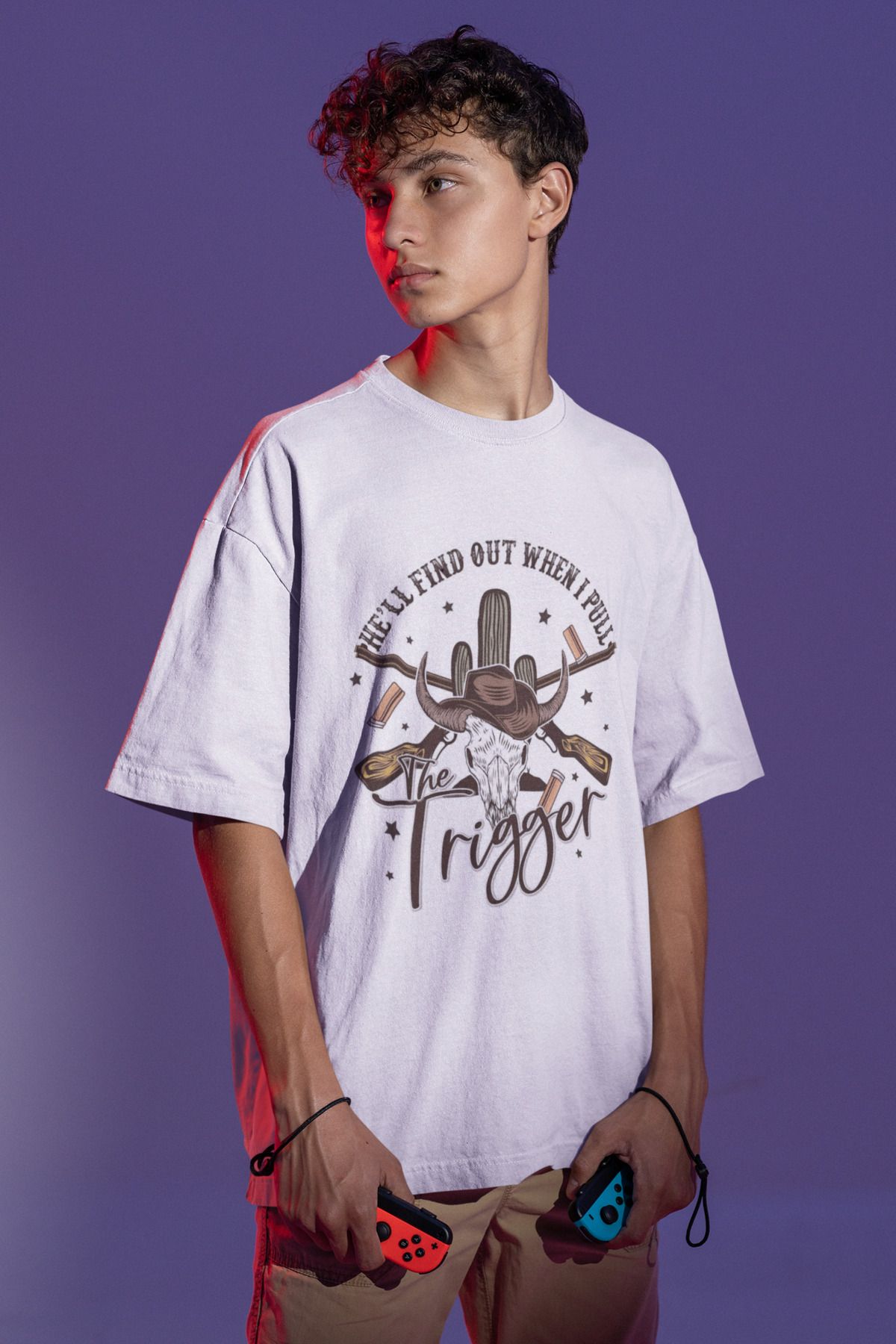 MAGORS GraffTee Unisex %100 Organik Pamuk Relaxed Fit Yuvarlak Yakalı Baskılı T-shirt